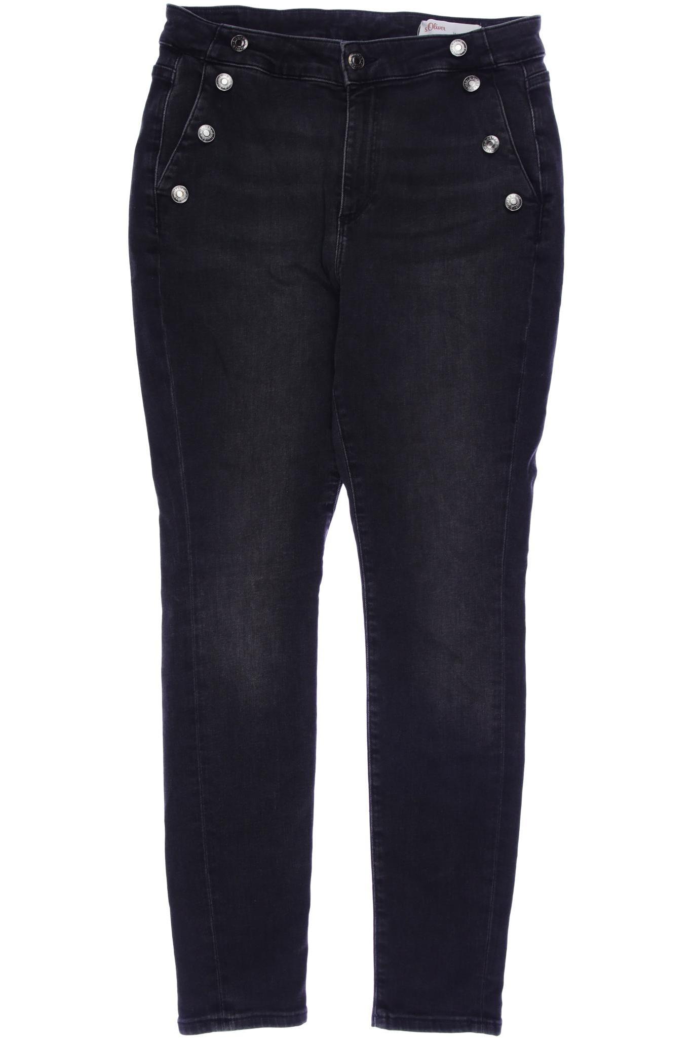 

s.Oliver Damen Jeans, schwarz, Gr. 40