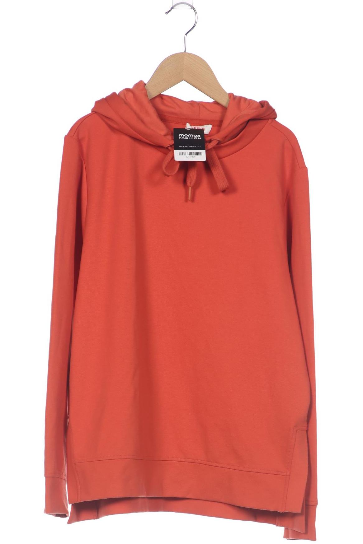 

s.Oliver Damen Kapuzenpullover, orange, Gr. 36