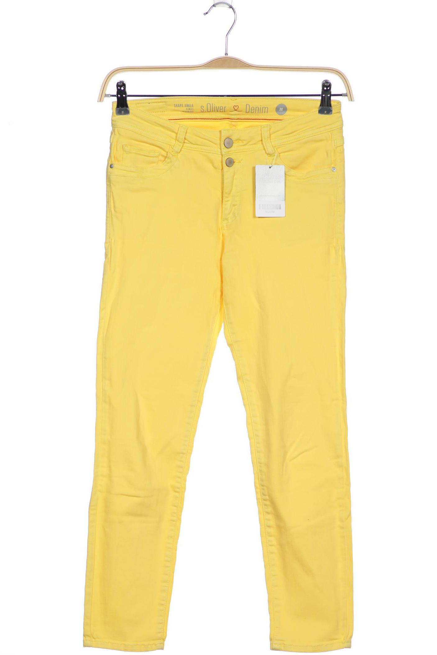 

s.Oliver Damen Jeans, gelb