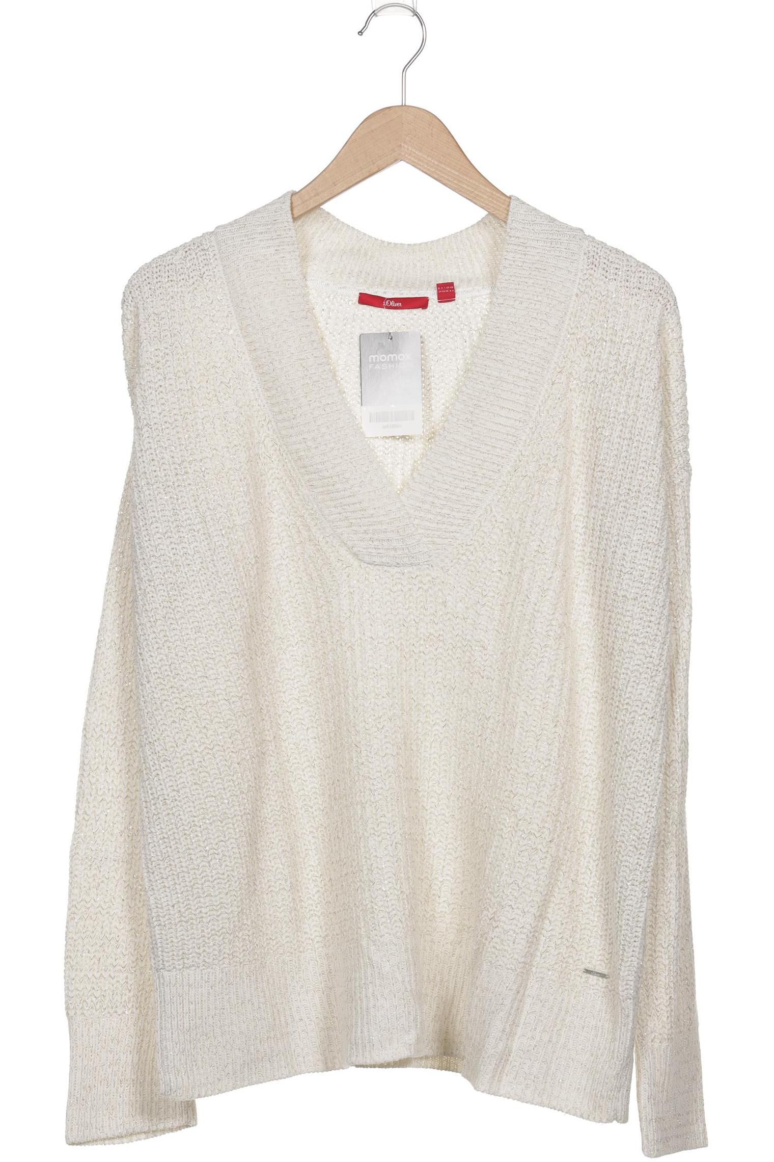 

s.Oliver Damen Pullover, cremeweiß, Gr. 34