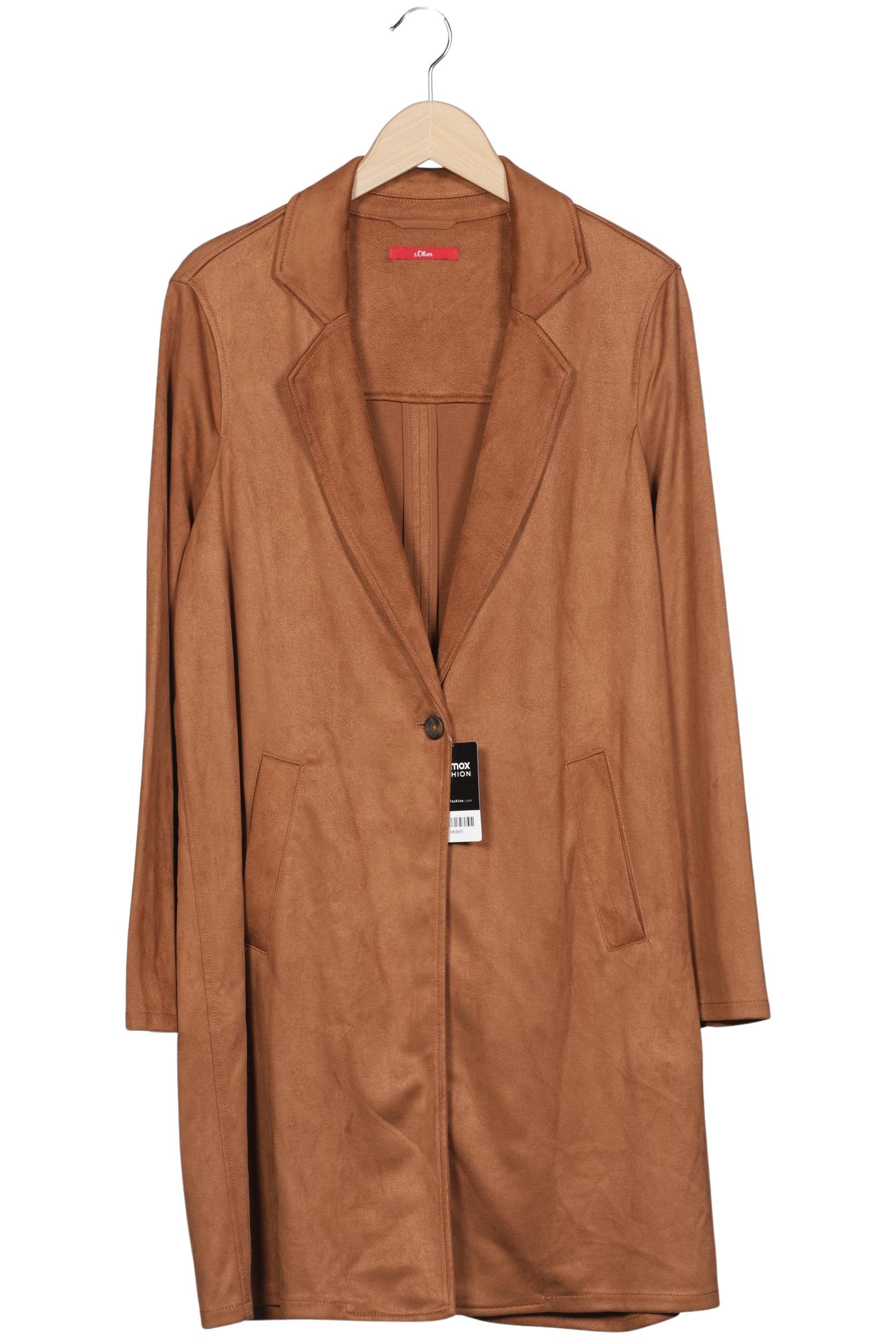 

s.Oliver Damen Mantel, braun, Gr. 44