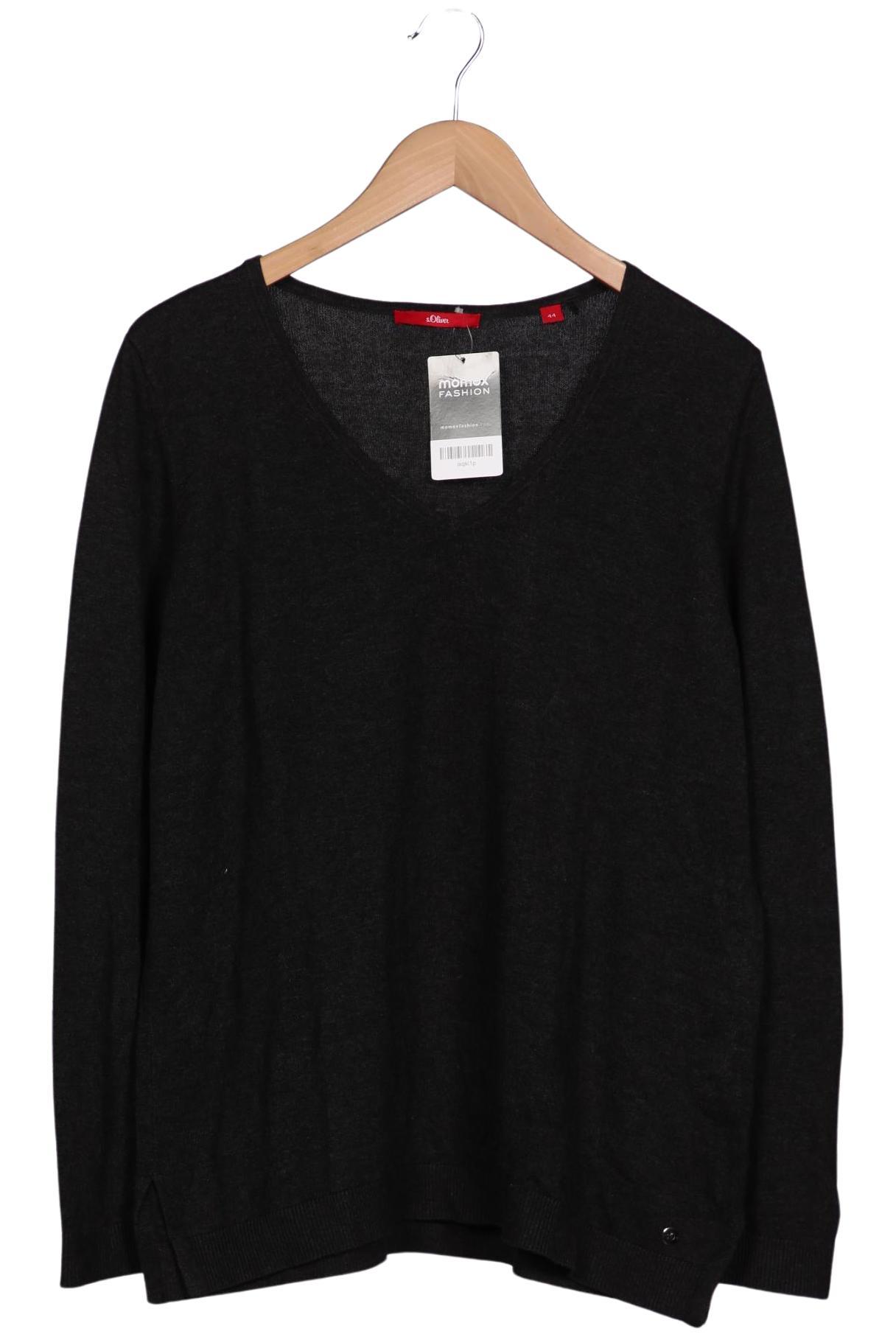 

s.Oliver Damen Pullover, schwarz, Gr. 44