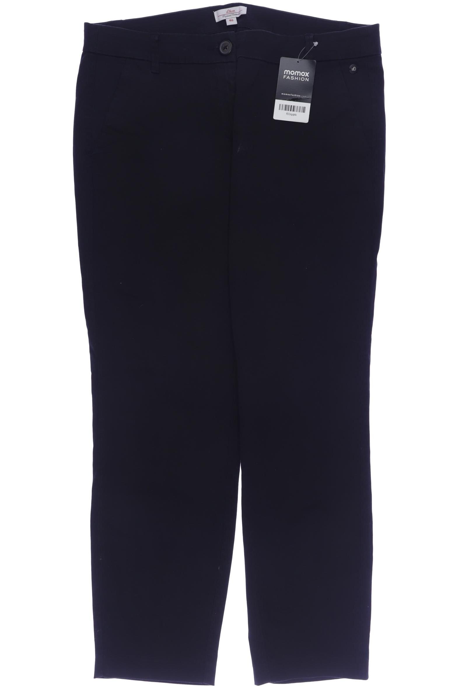 

s.Oliver Damen Stoffhose, schwarz, Gr. 40