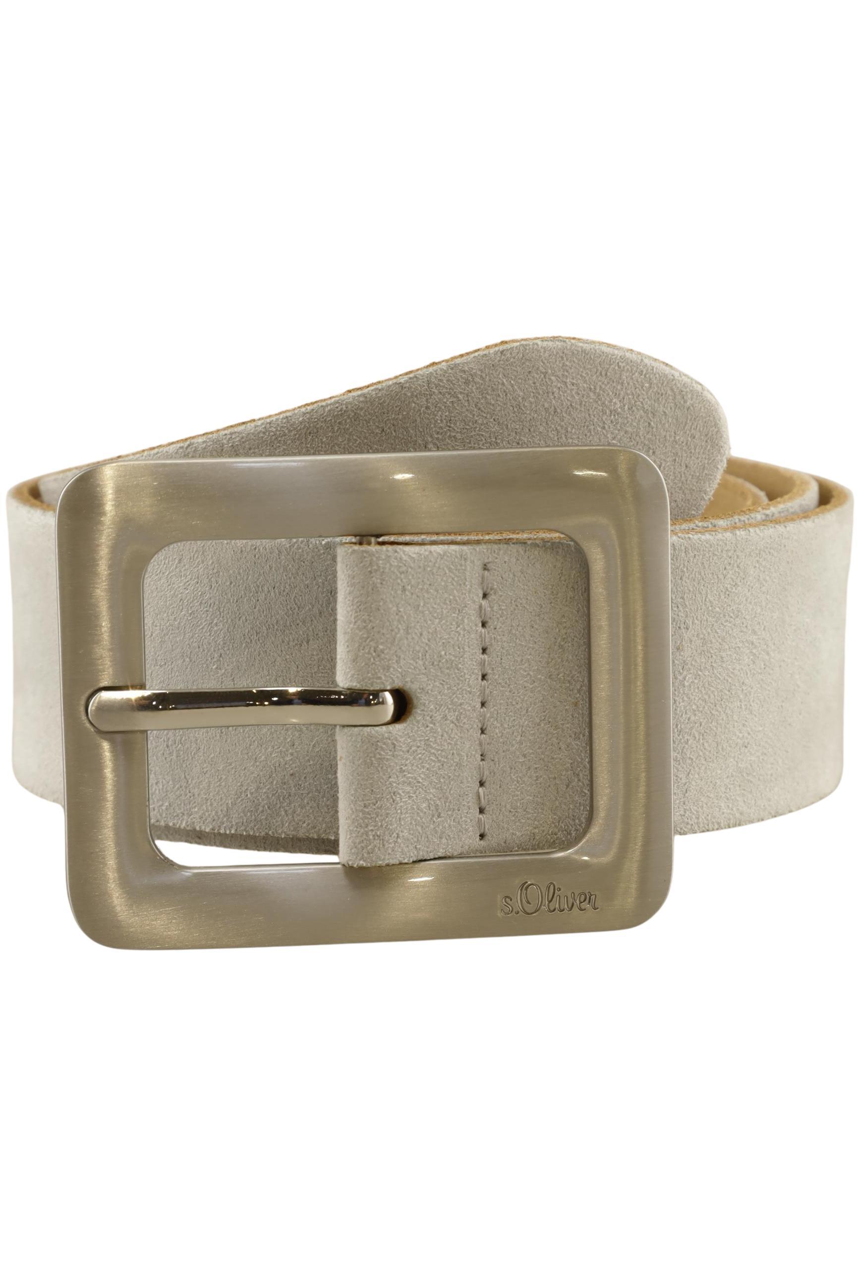 

s.Oliver Damen Gürtel, beige, Gr. 85