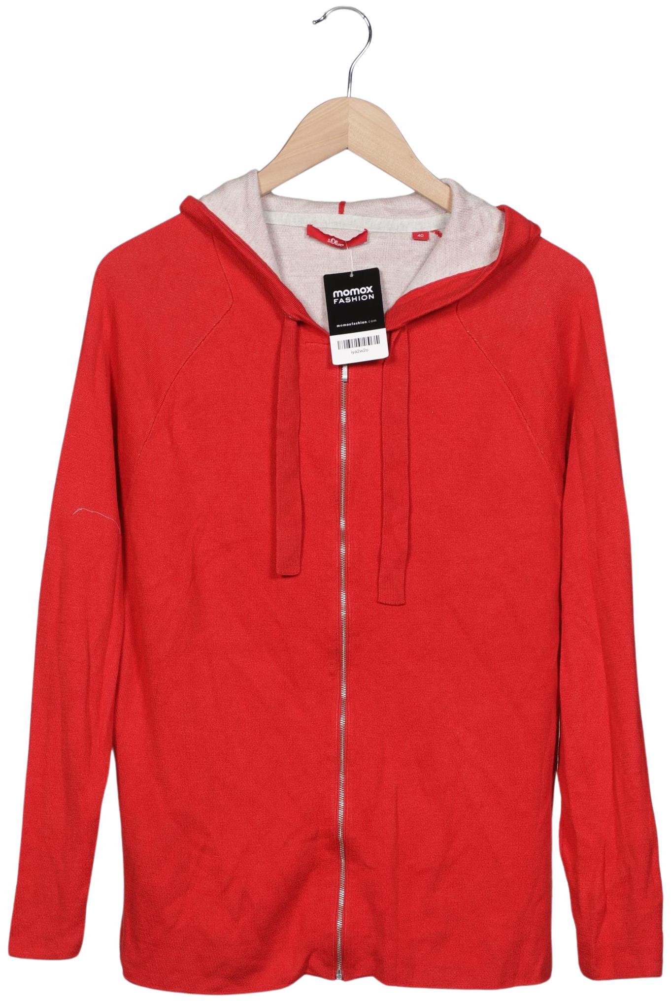 

s.Oliver Damen Kapuzenpullover, rot, Gr. 40