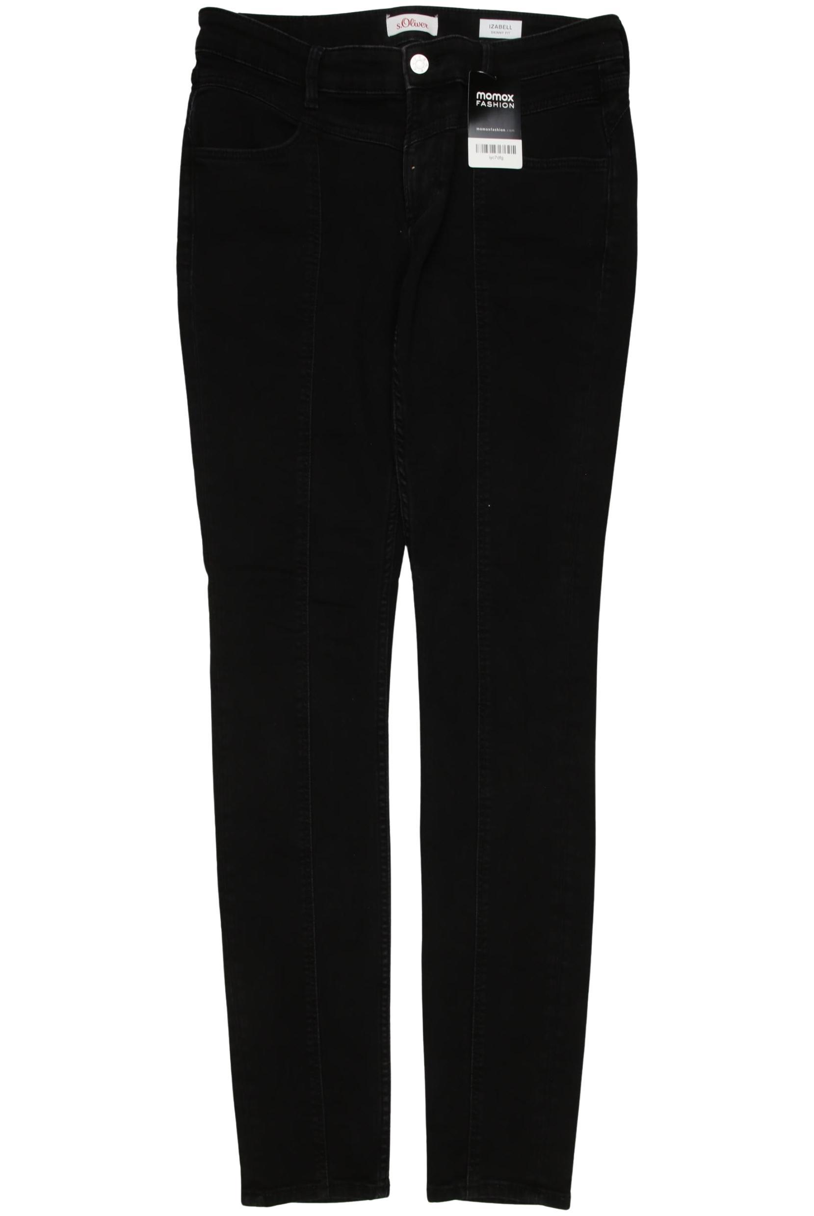 

s.Oliver Damen Jeans, schwarz, Gr. 38