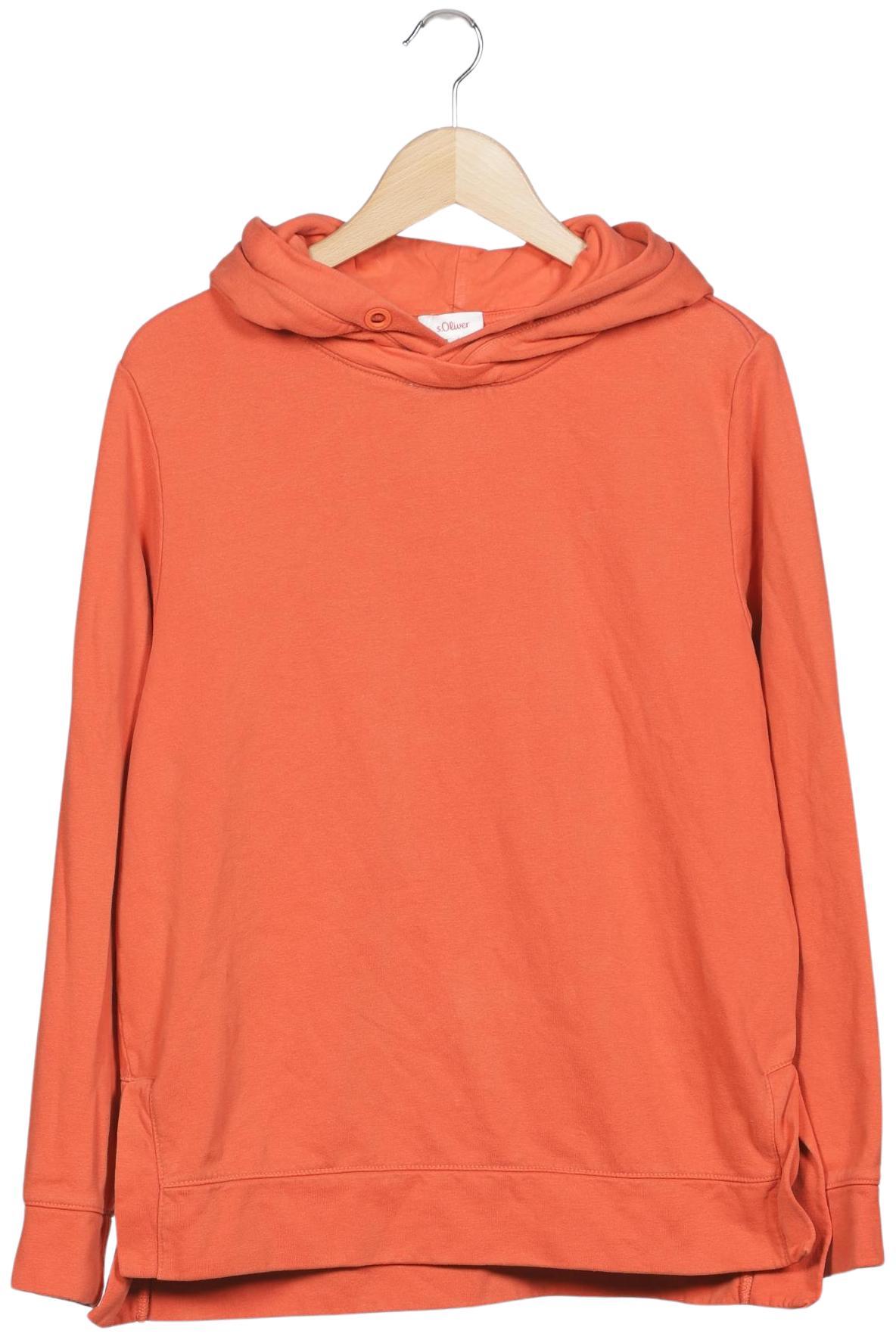 

s.Oliver Damen Kapuzenpullover, orange, Gr. 38