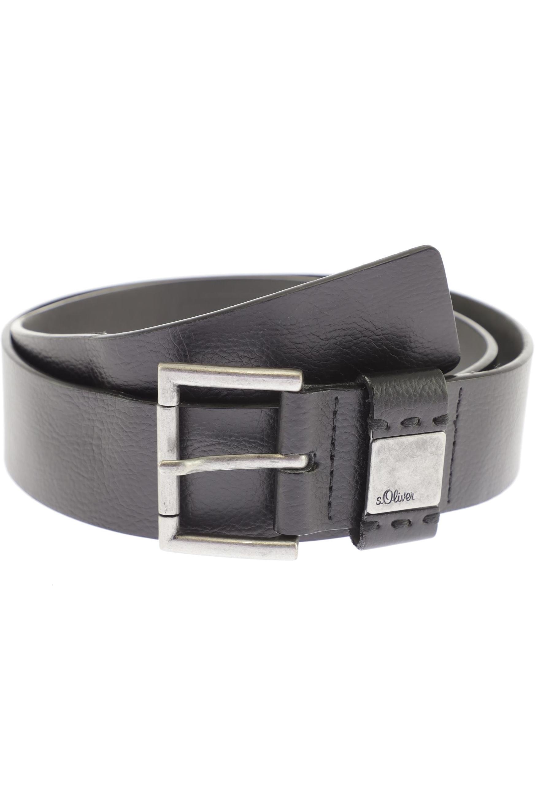 

s.Oliver Damen Gürtel, schwarz, Gr. 80