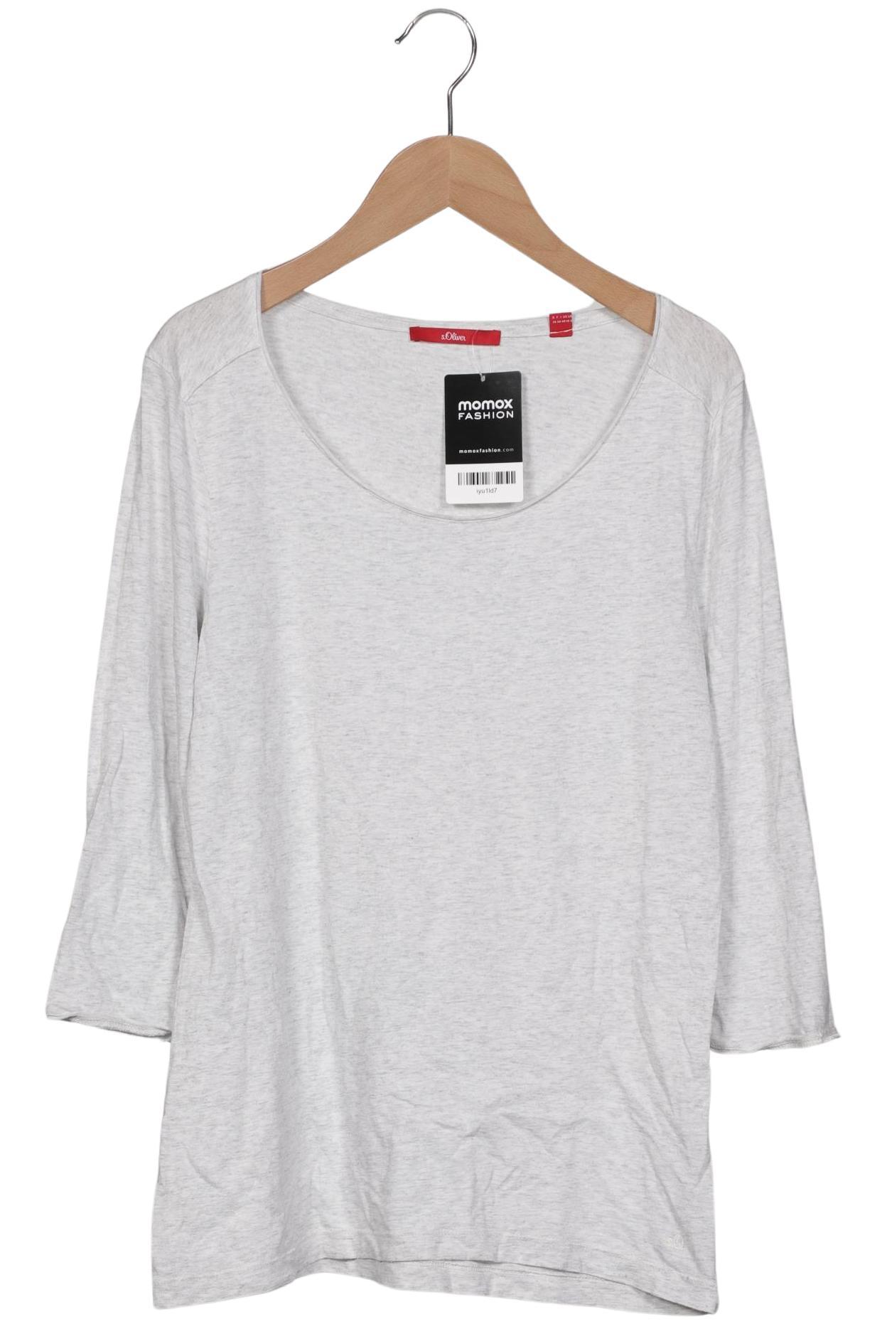 

s.Oliver Damen Langarmshirt, grau, Gr. 36