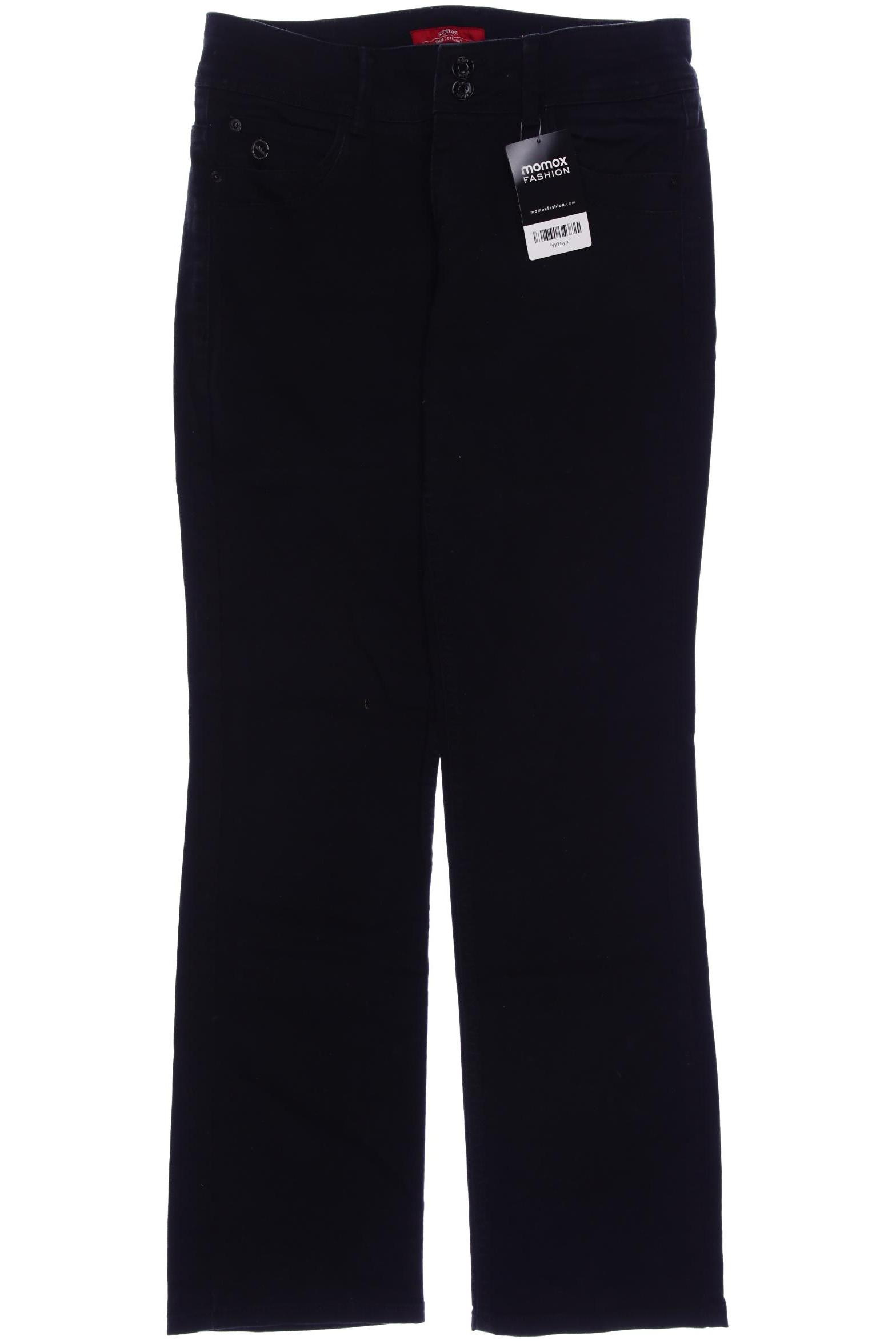 

s.Oliver Damen Jeans, schwarz