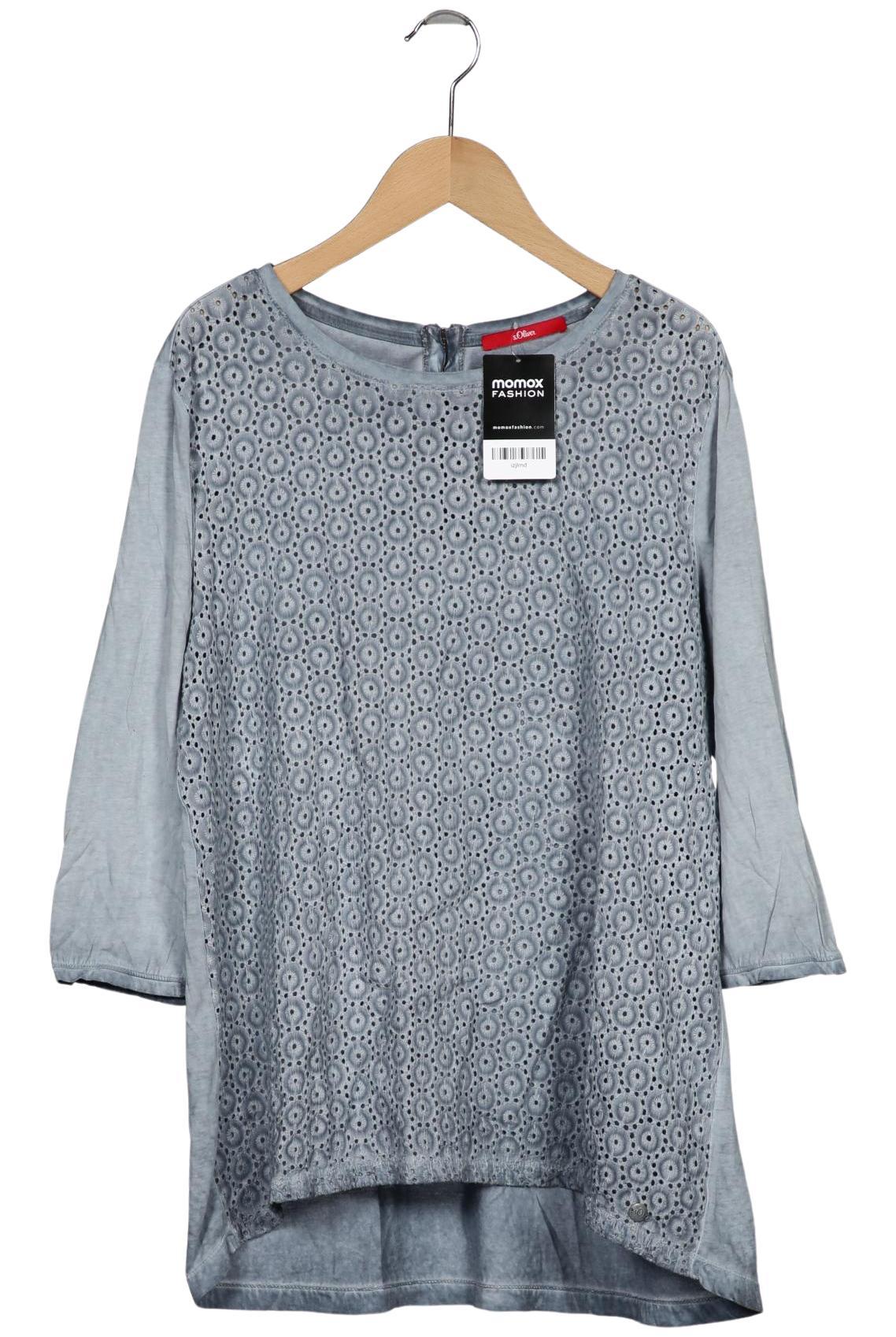 

s.Oliver Damen Langarmshirt, hellblau, Gr. 38