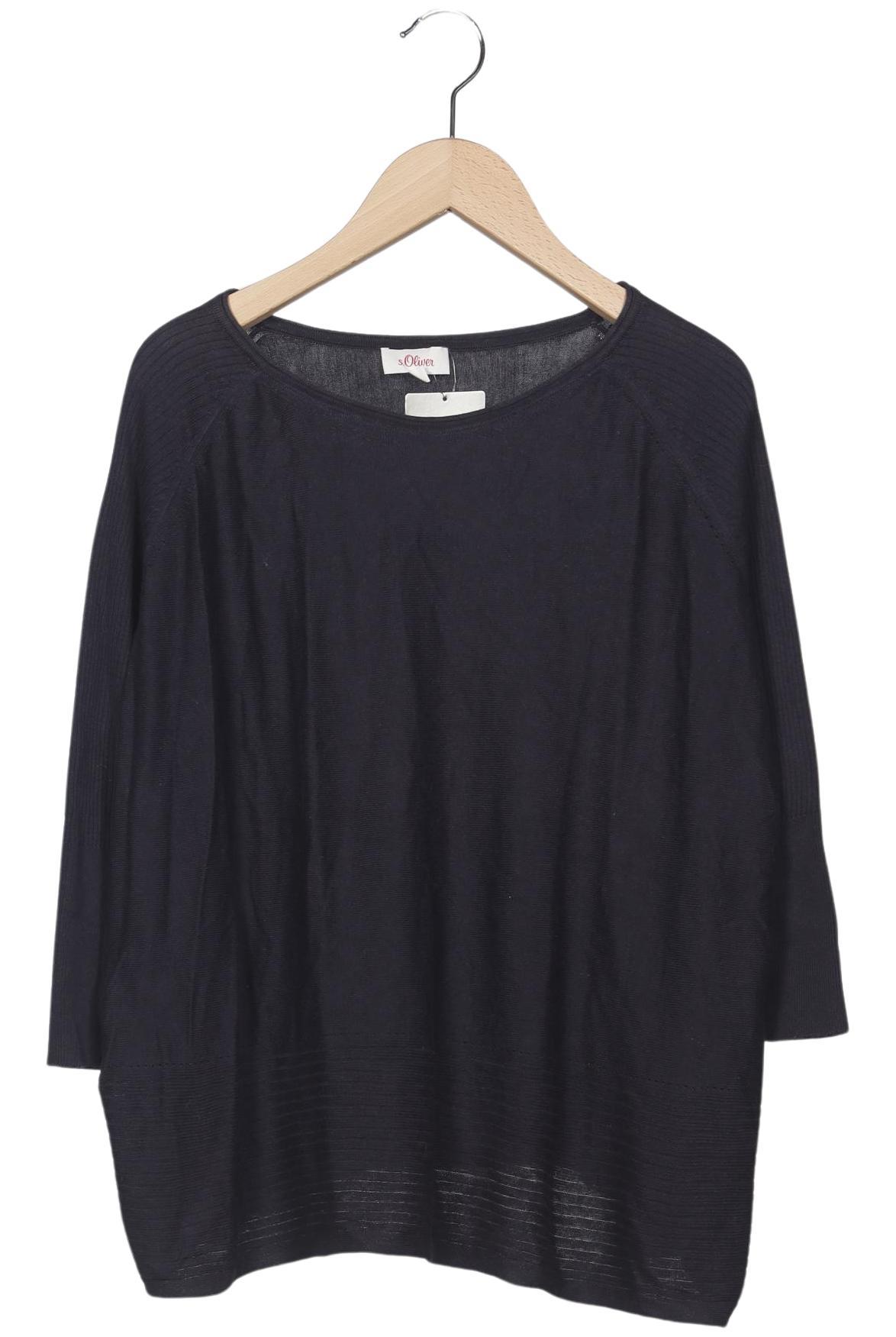 

s.Oliver Damen Pullover, marineblau, Gr. 34