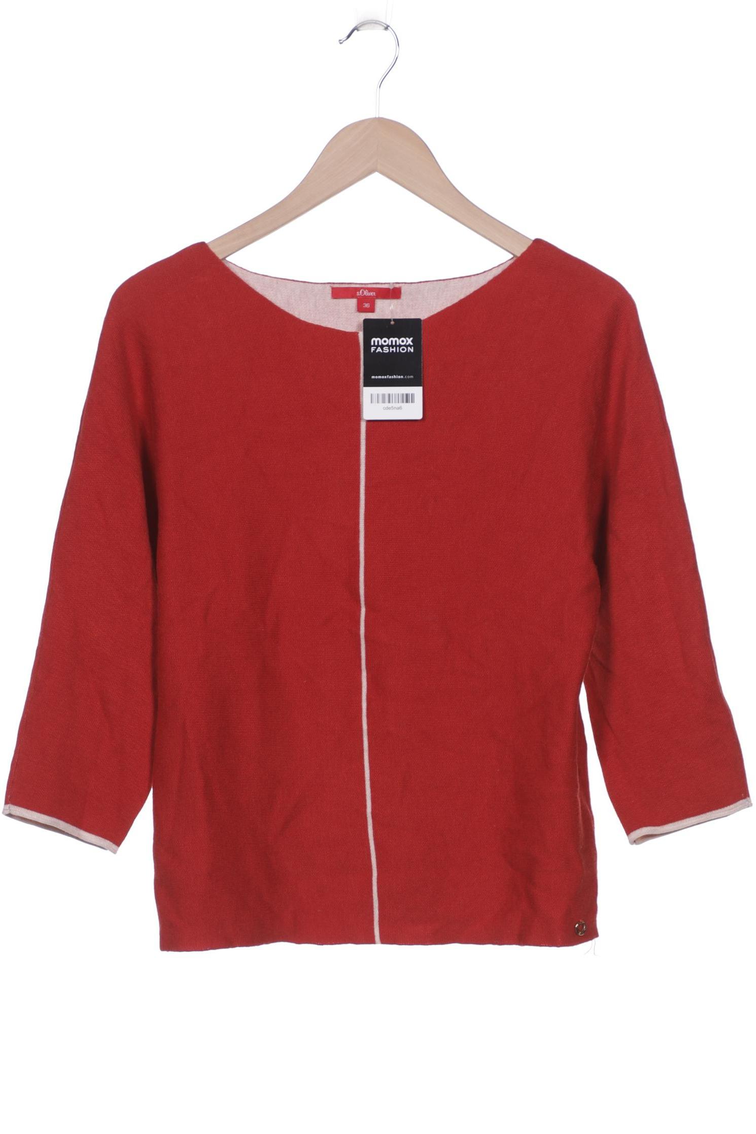 

s.Oliver Damen Pullover, rot, Gr. 36
