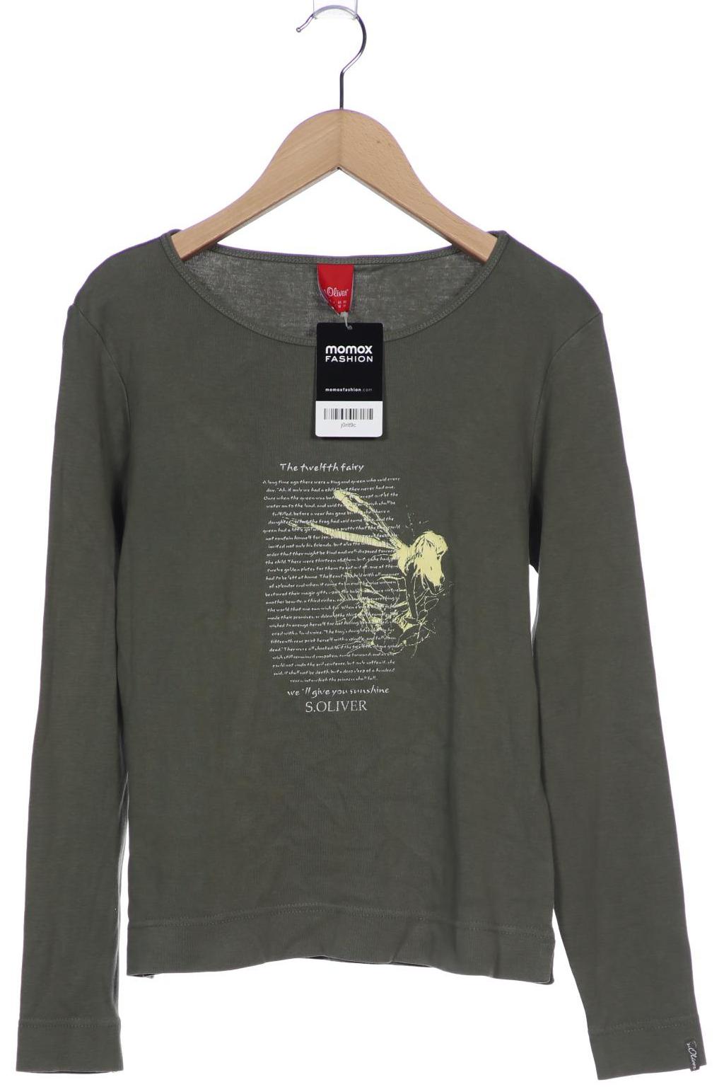 

s.Oliver Damen Langarmshirt, grün, Gr. 40