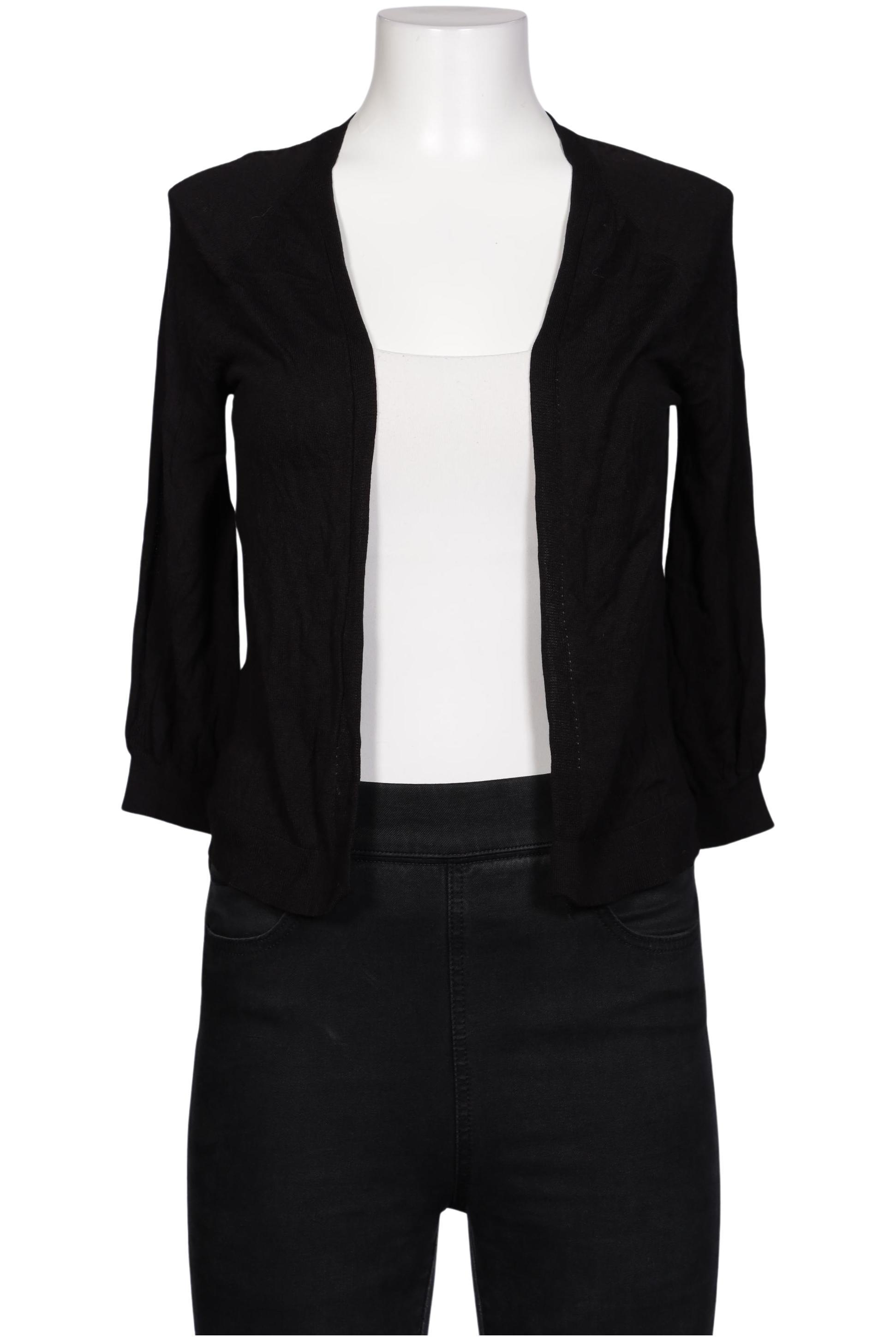 

s.Oliver Damen Strickjacke, schwarz, Gr. 38