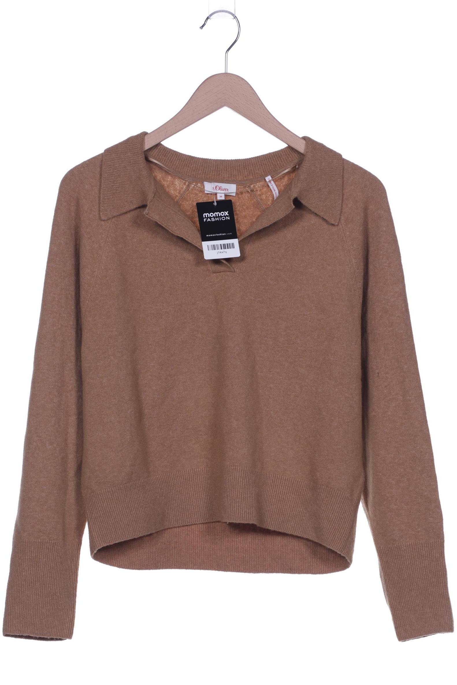 

s.Oliver Damen Pullover, braun, Gr. 36