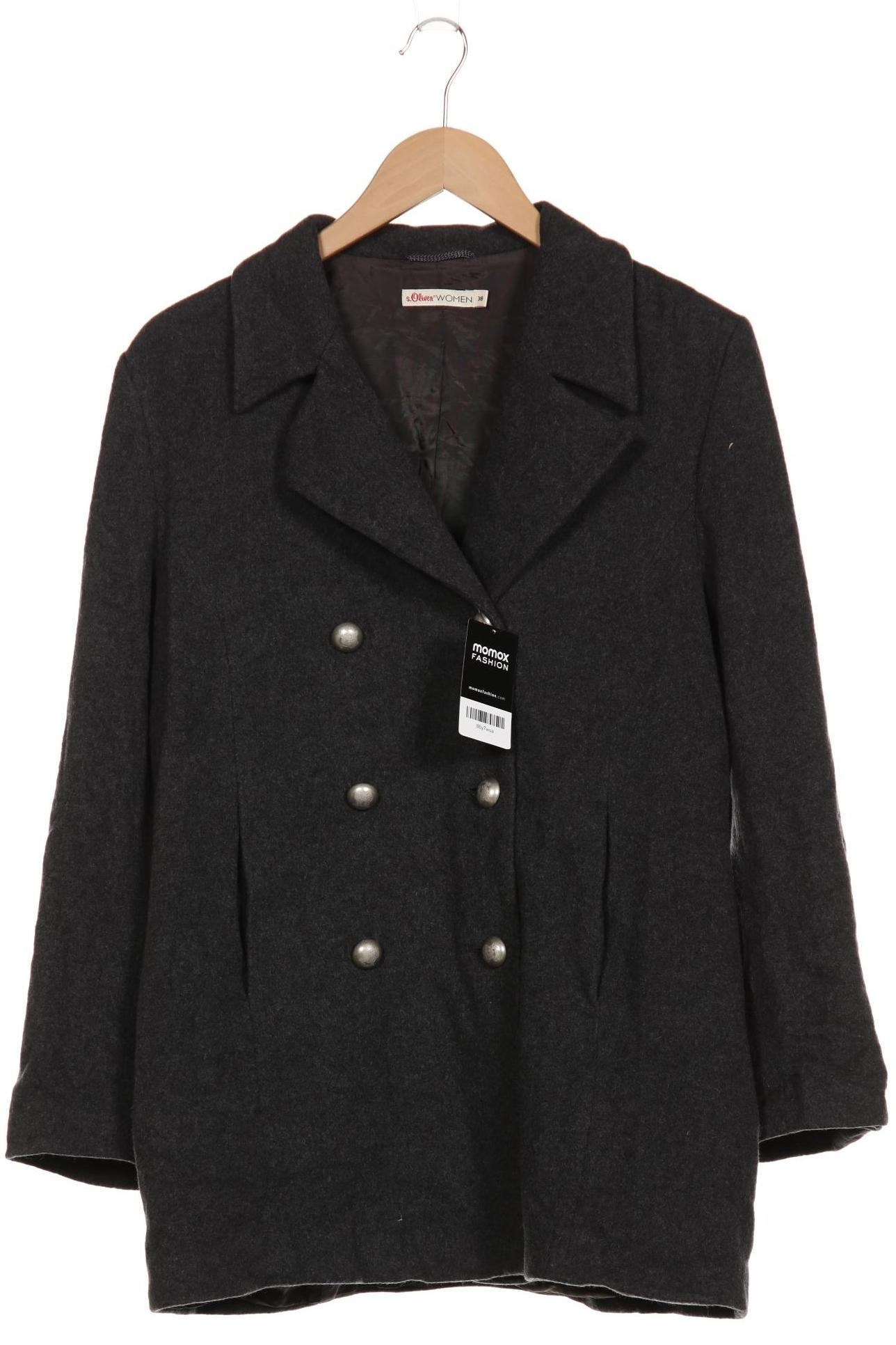

s.Oliver Damen Mantel, grau, Gr. 38