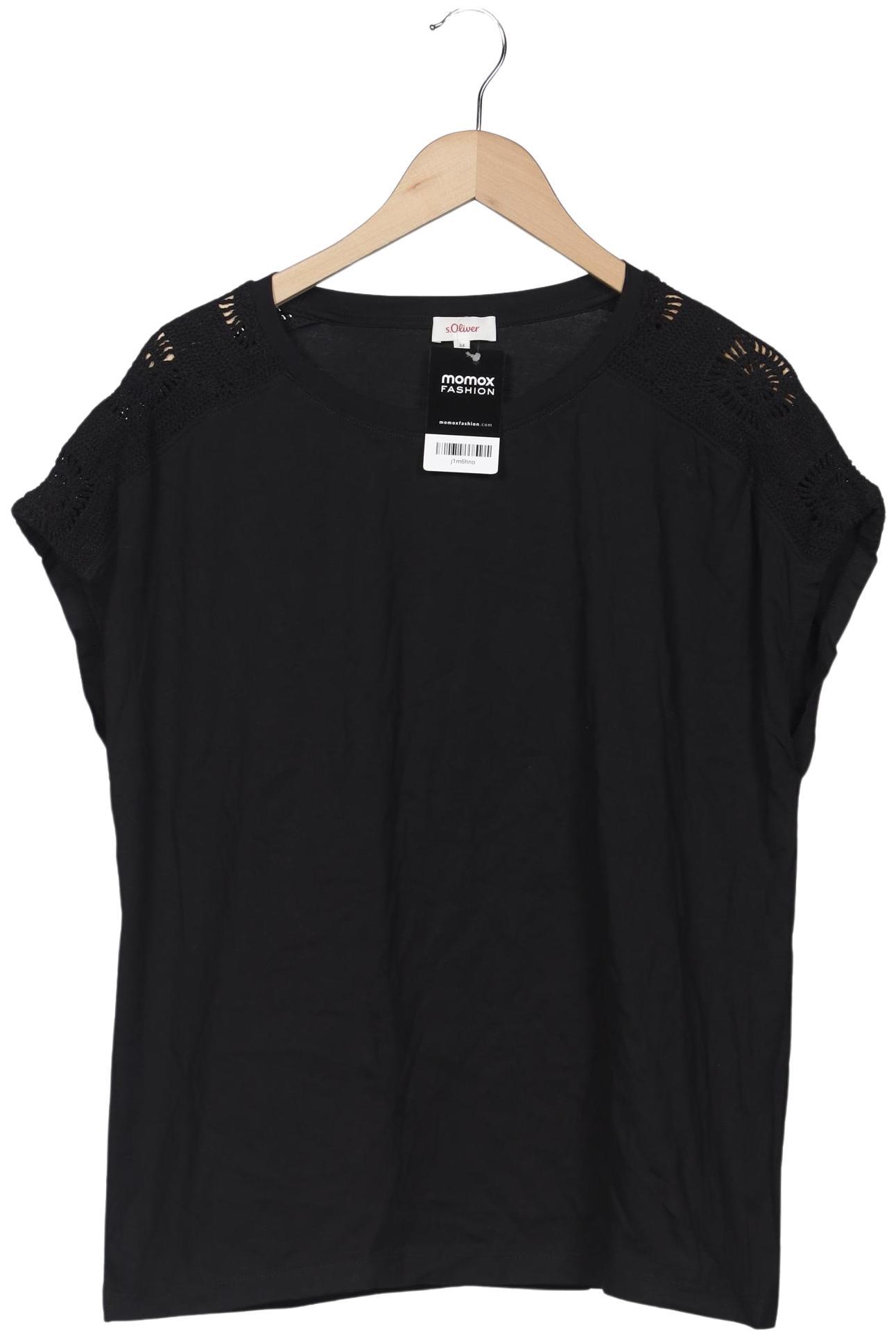 

s.Oliver Damen T-Shirt, schwarz, Gr. 44
