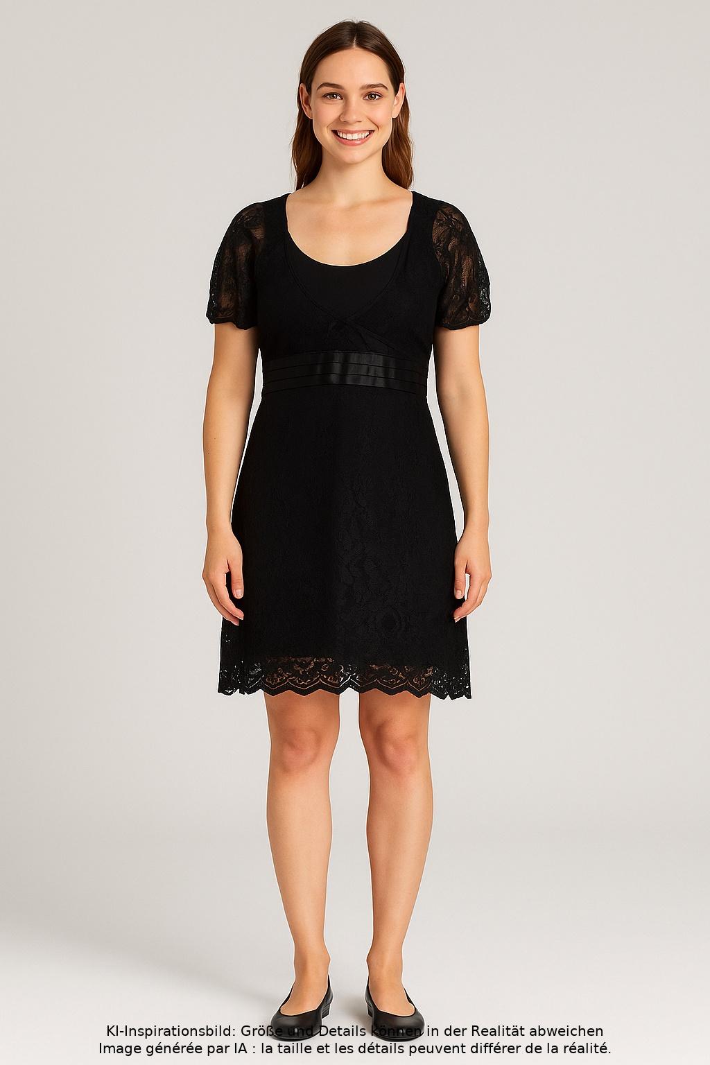 

s.Oliver Damen Kleid, schwarz, Gr. 38