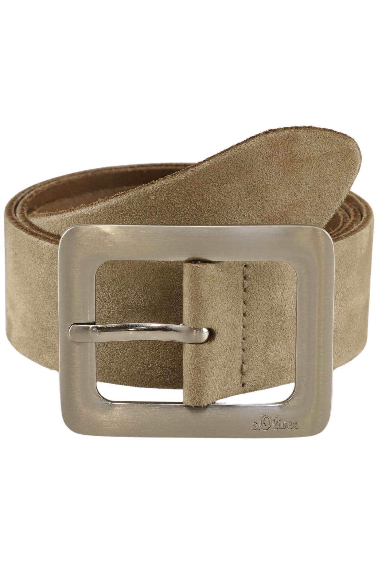 

s.Oliver Damen Gürtel, beige, Gr. 85
