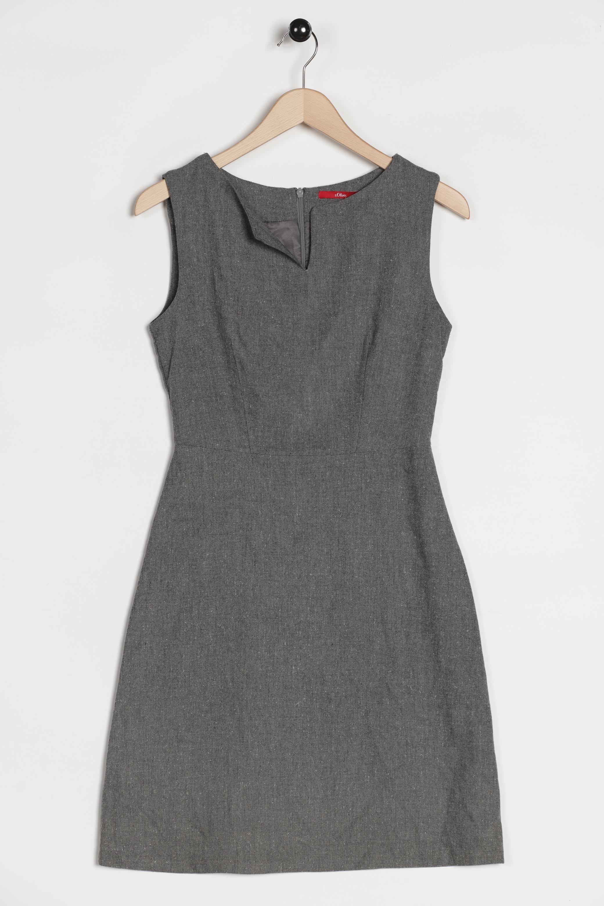 

s.Oliver Damen Kleid, grau