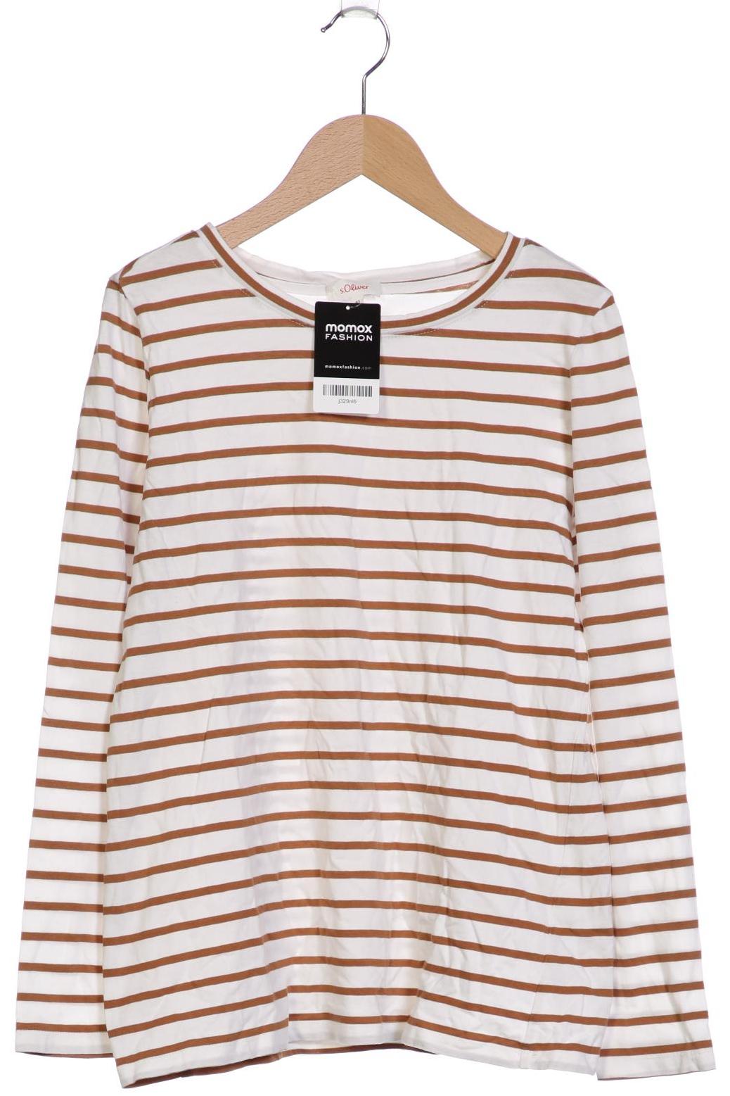 

s.Oliver Damen Langarmshirt, weiß, Gr. 40