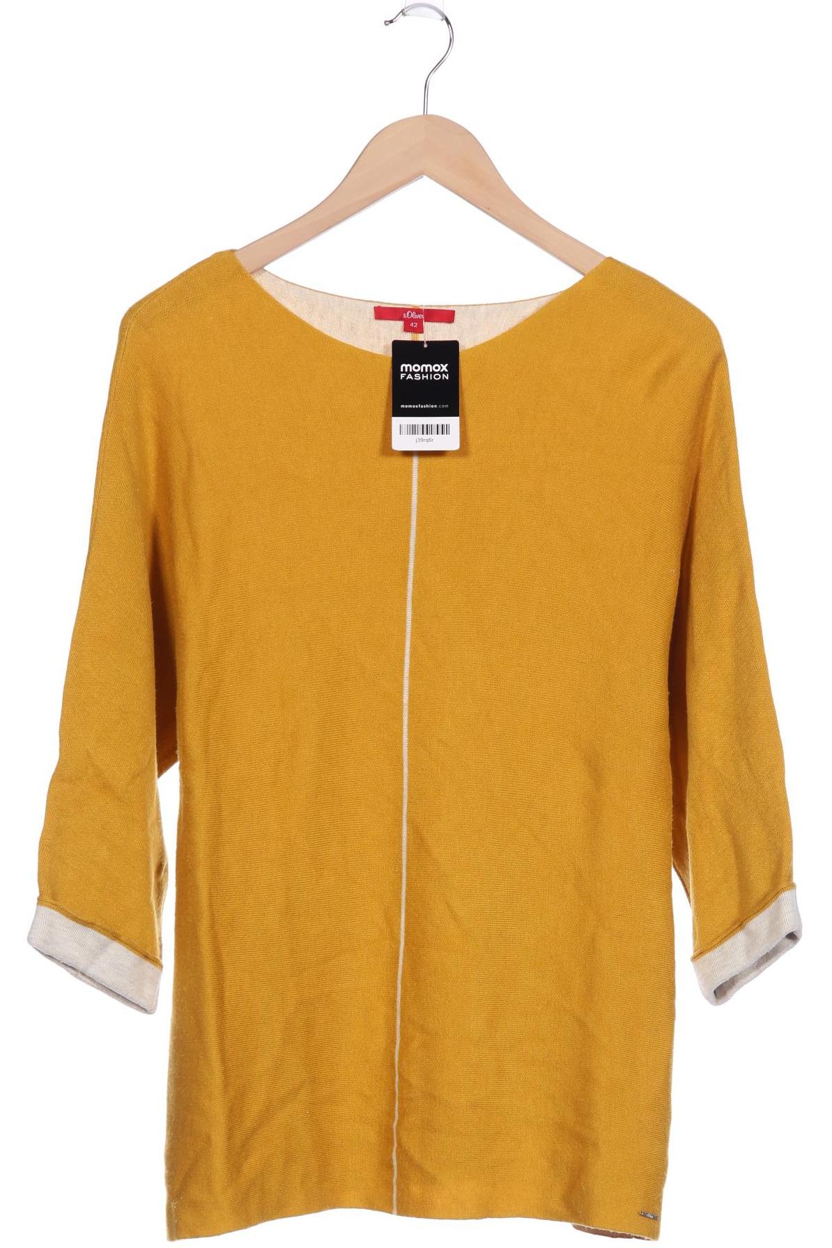 

s.Oliver Damen Pullover, gelb