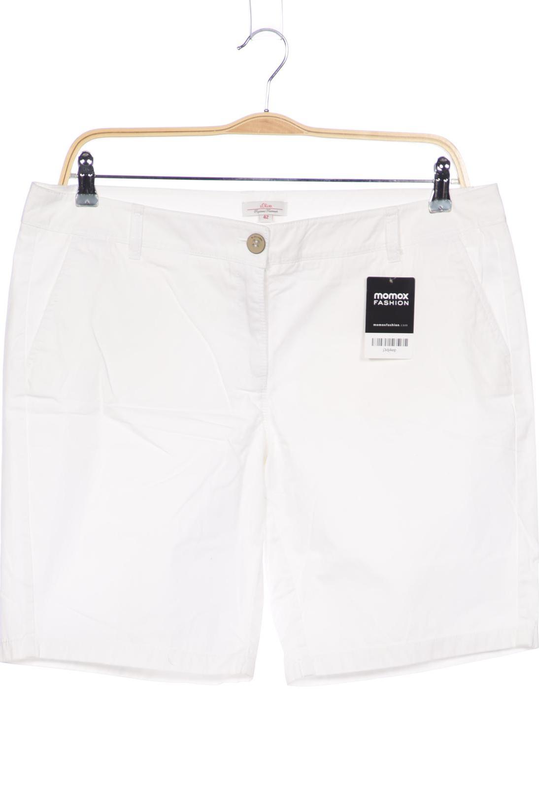 

s.Oliver Damen Shorts, weiß, Gr. 42