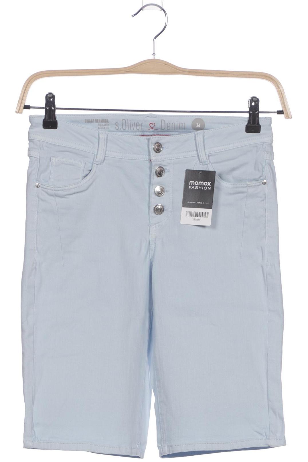 

s.Oliver Damen Shorts, hellblau, Gr. 34