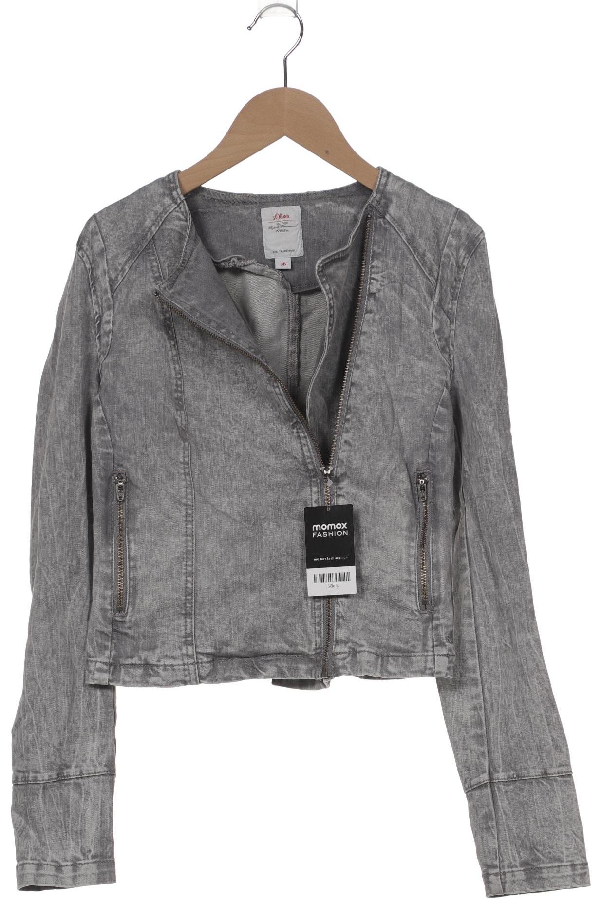 

s.Oliver Damen Jacke, grau, Gr. 36