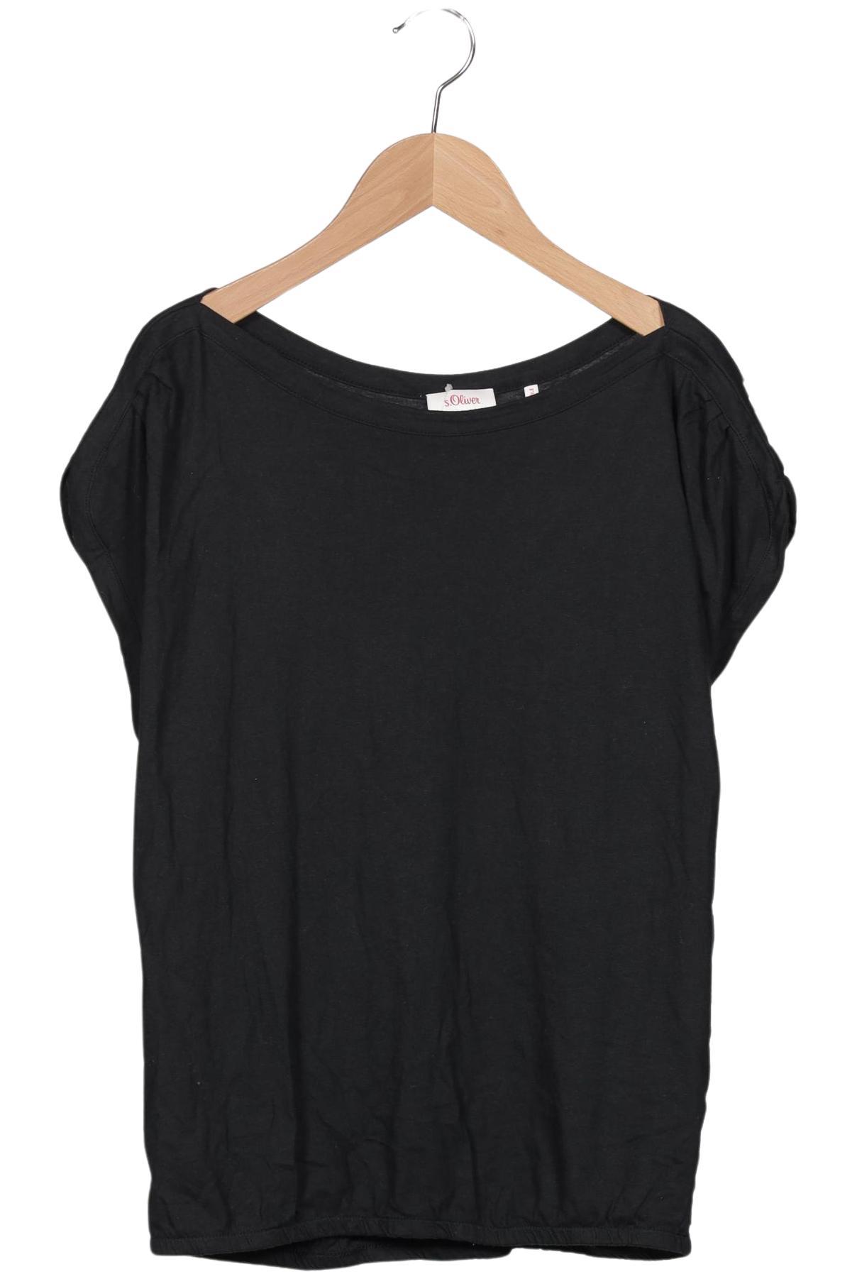 

s.Oliver Damen T-Shirt, schwarz, Gr. 34