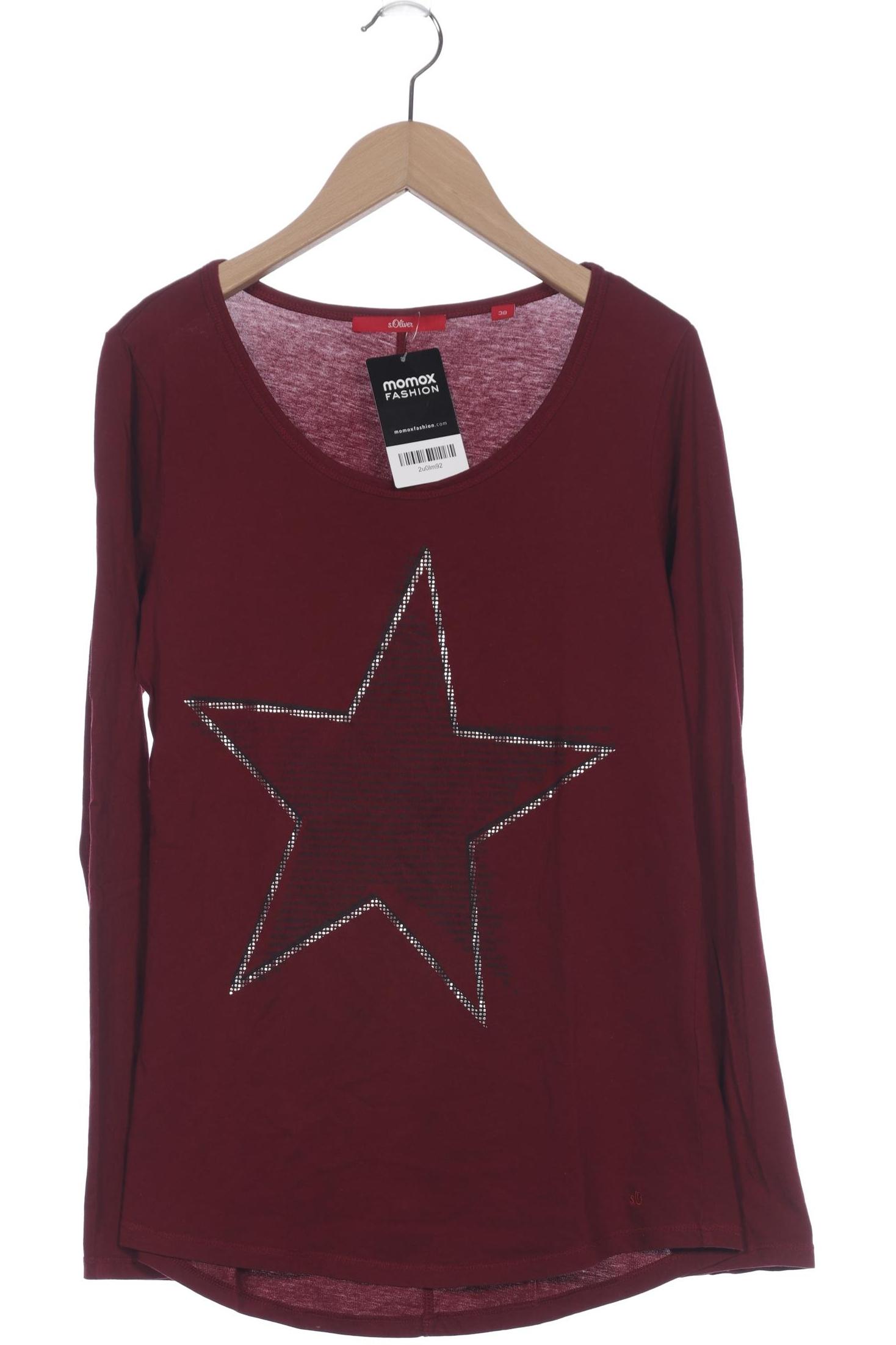 

s.Oliver Damen Langarmshirt, bordeaux, Gr. 38