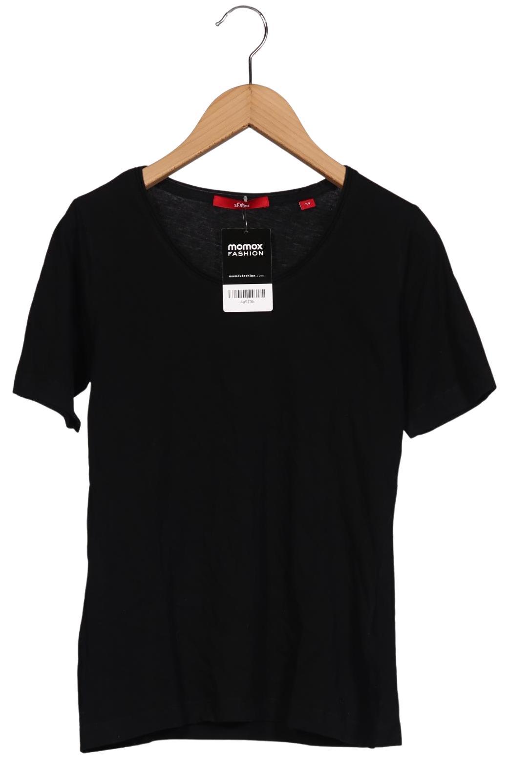 

s.Oliver Damen T-Shirt, schwarz, Gr. 34