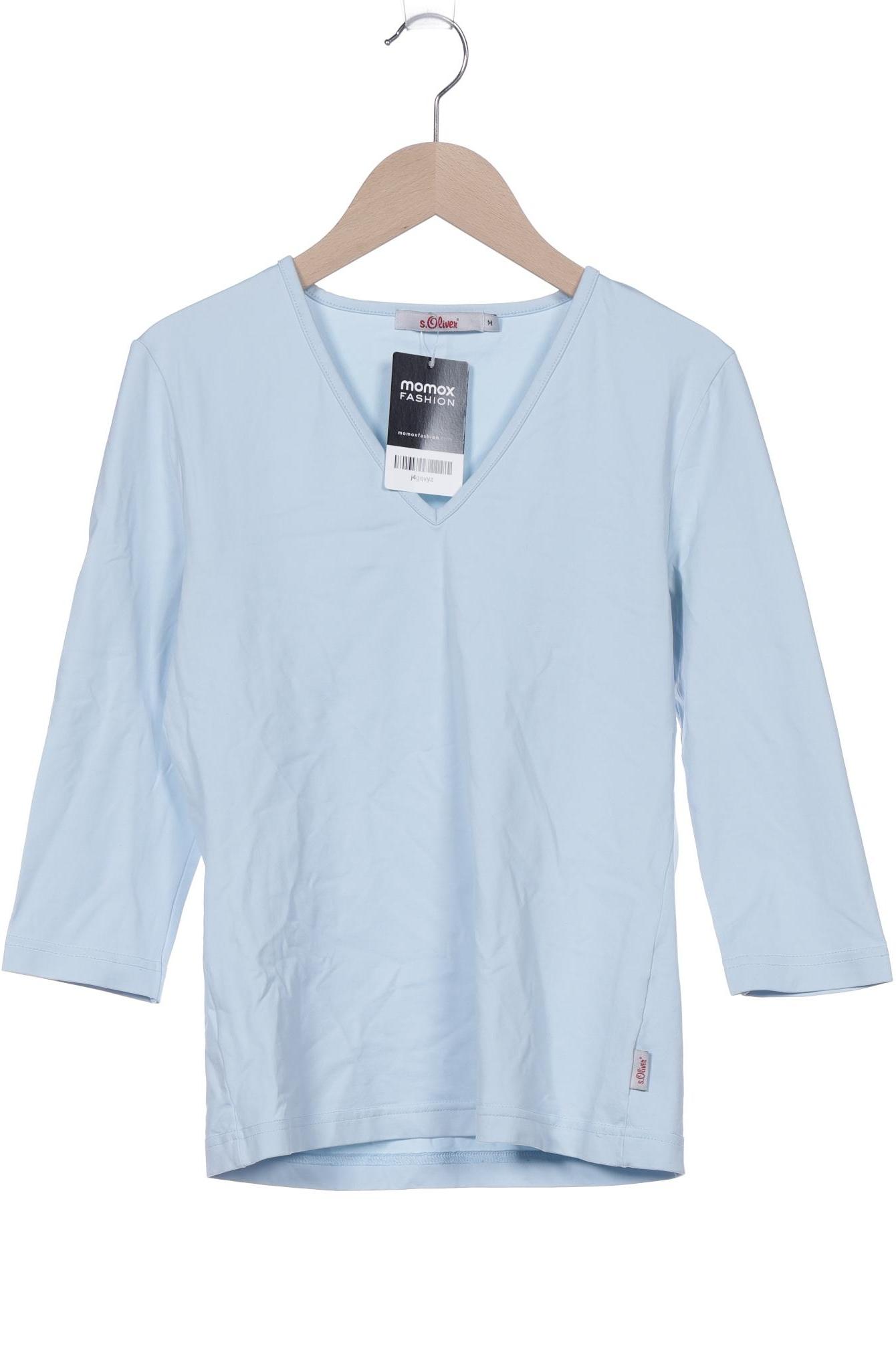 

s.Oliver Damen Langarmshirt, hellblau, Gr. 38