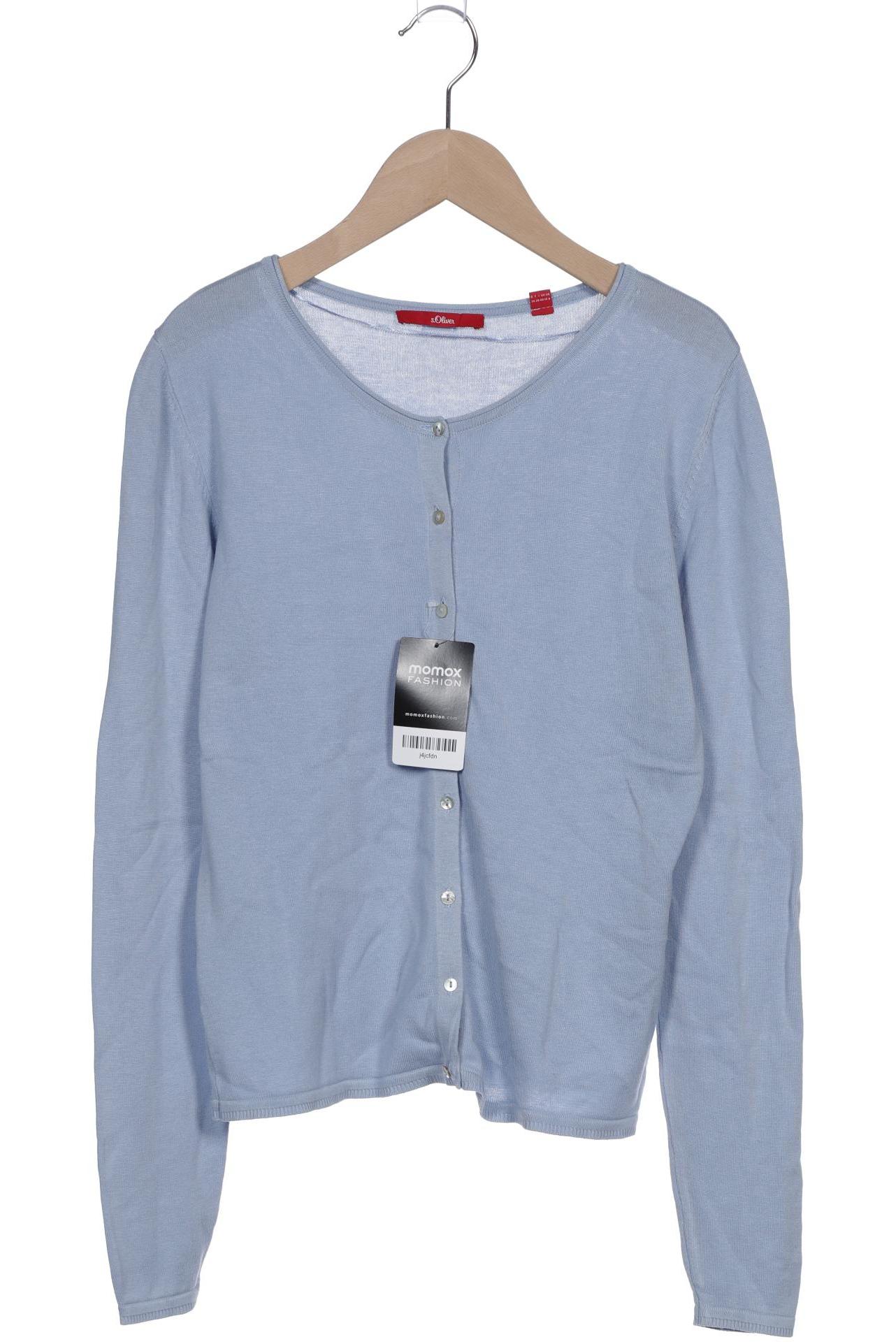 

s.Oliver Damen Strickjacke, hellblau, Gr. 36