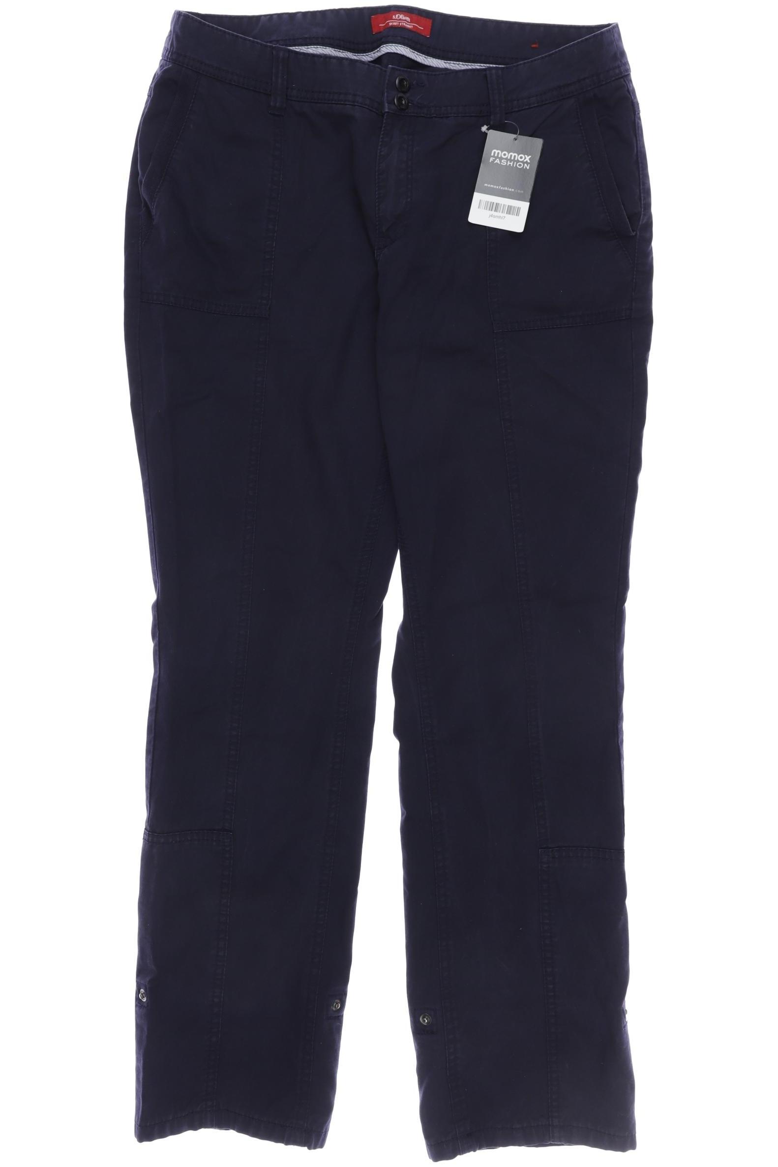 

s.Oliver Damen Stoffhose, marineblau, Gr. 40