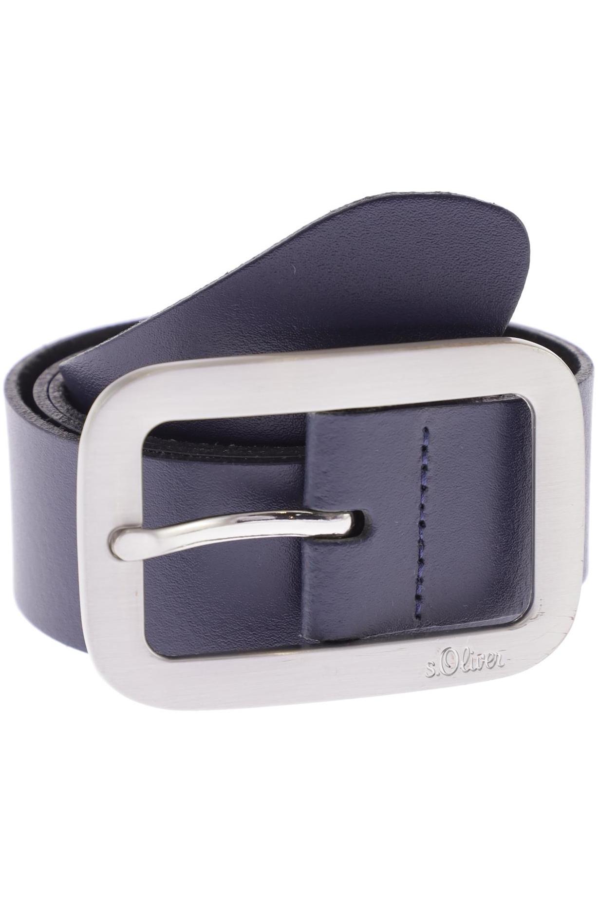

s.Oliver Damen Gürtel, marineblau, Gr. 80