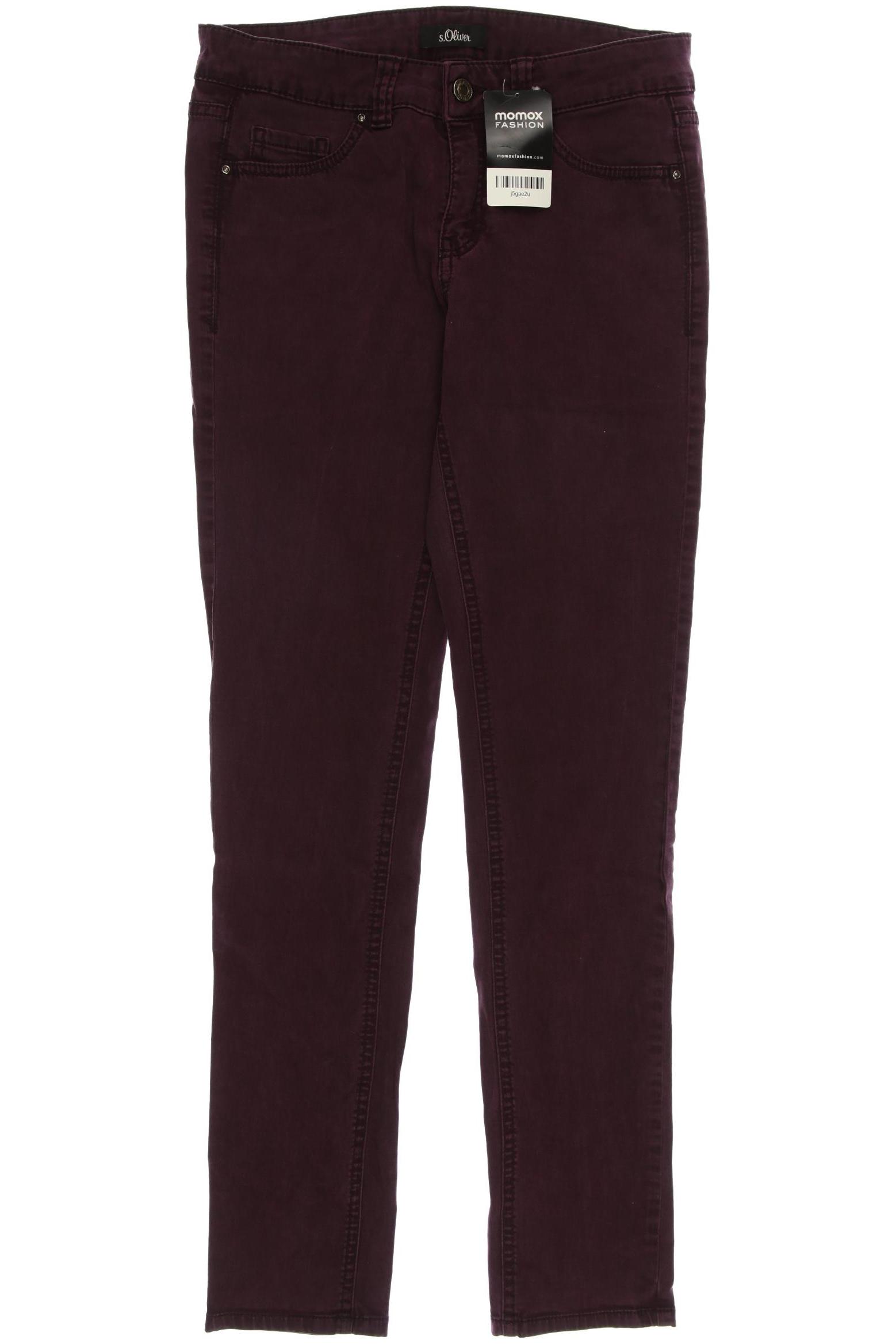 

s.Oliver Damen Jeans, bordeaux