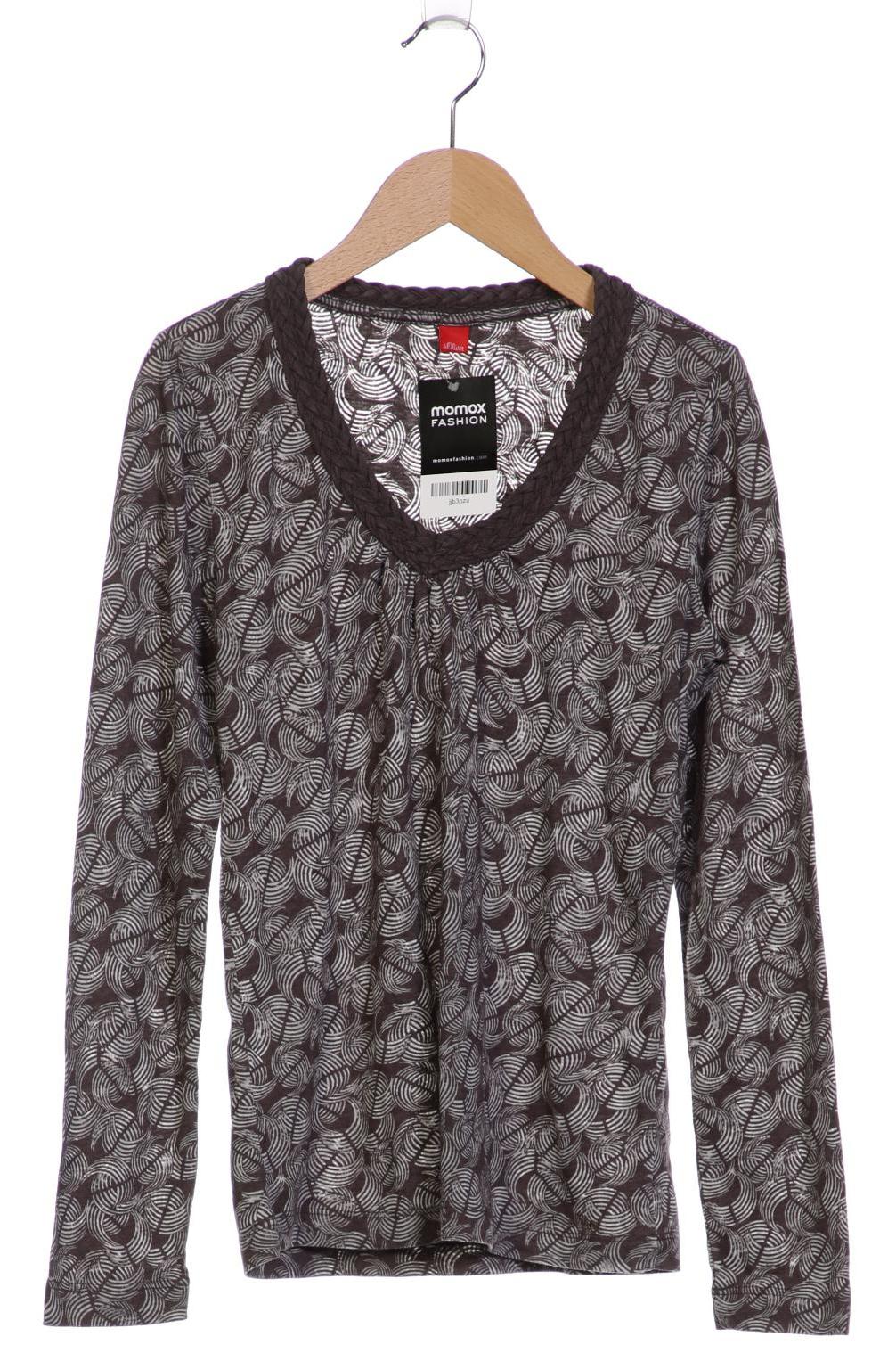 

s.Oliver Damen Langarmshirt, braun, Gr. 38