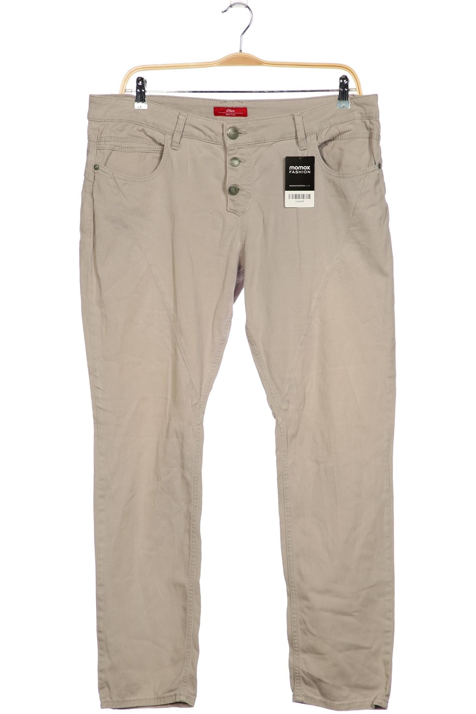 Thumbnail - s.Oliver Damen Stoffhose, grau, Gr. 46