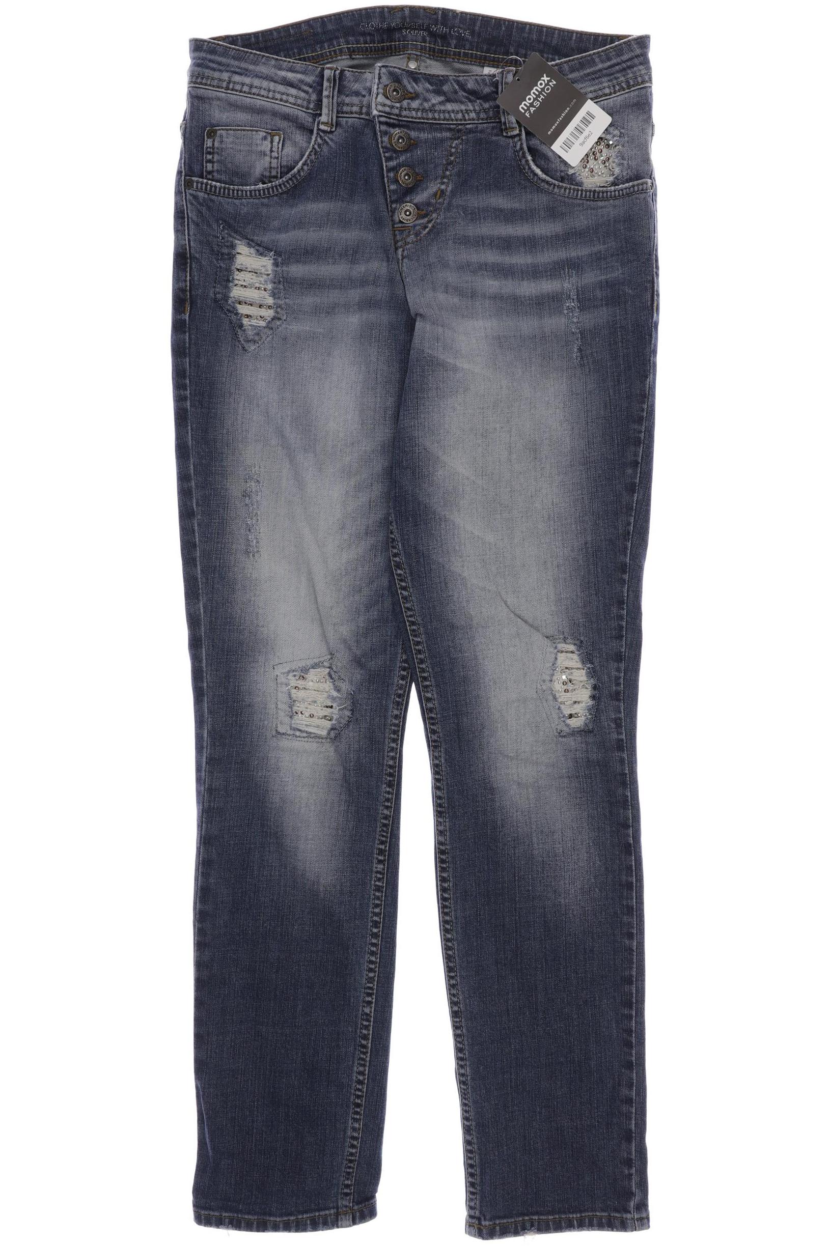 

s.Oliver Damen Jeans, blau
