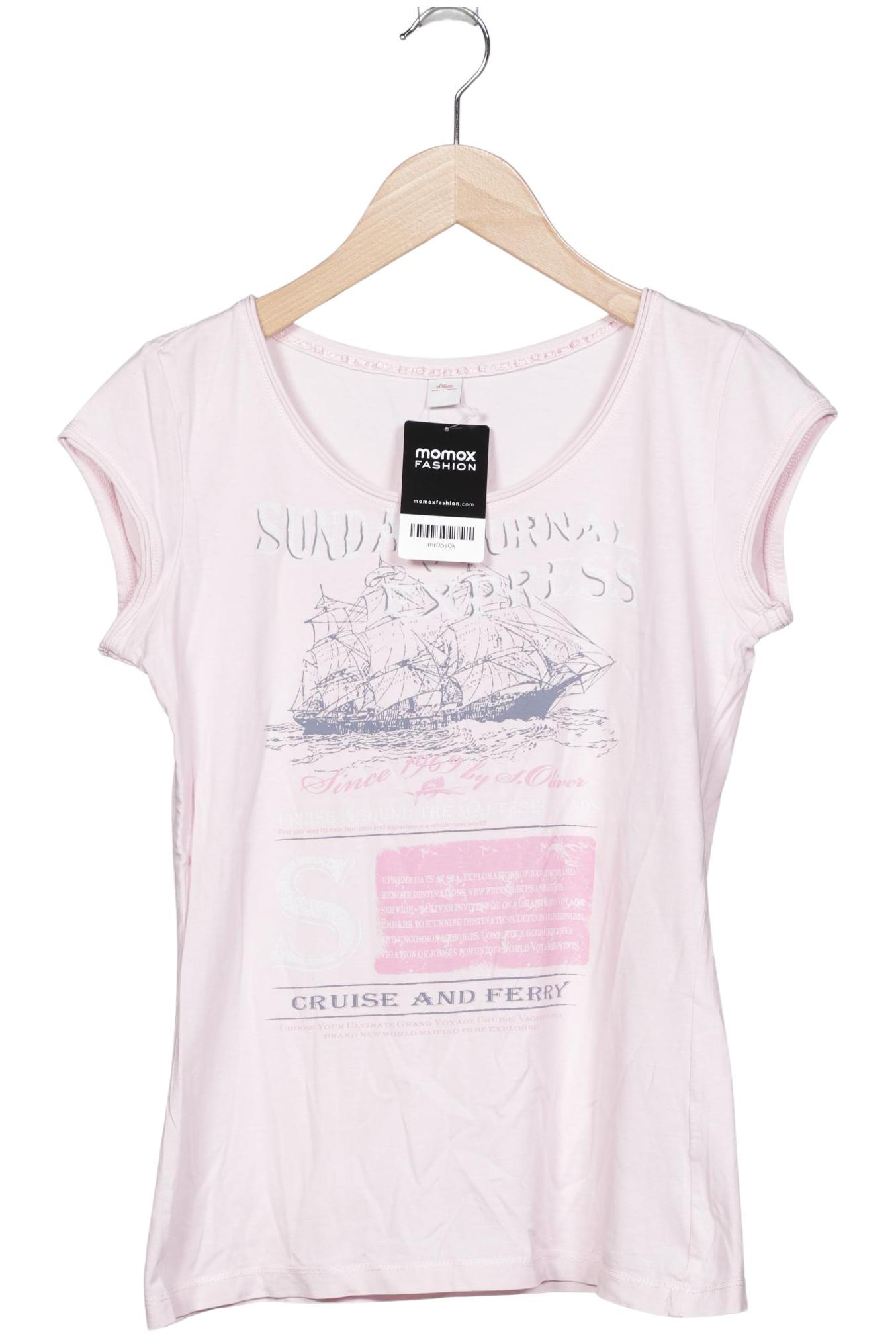 

s.Oliver Damen T-Shirt, pink, Gr. 36