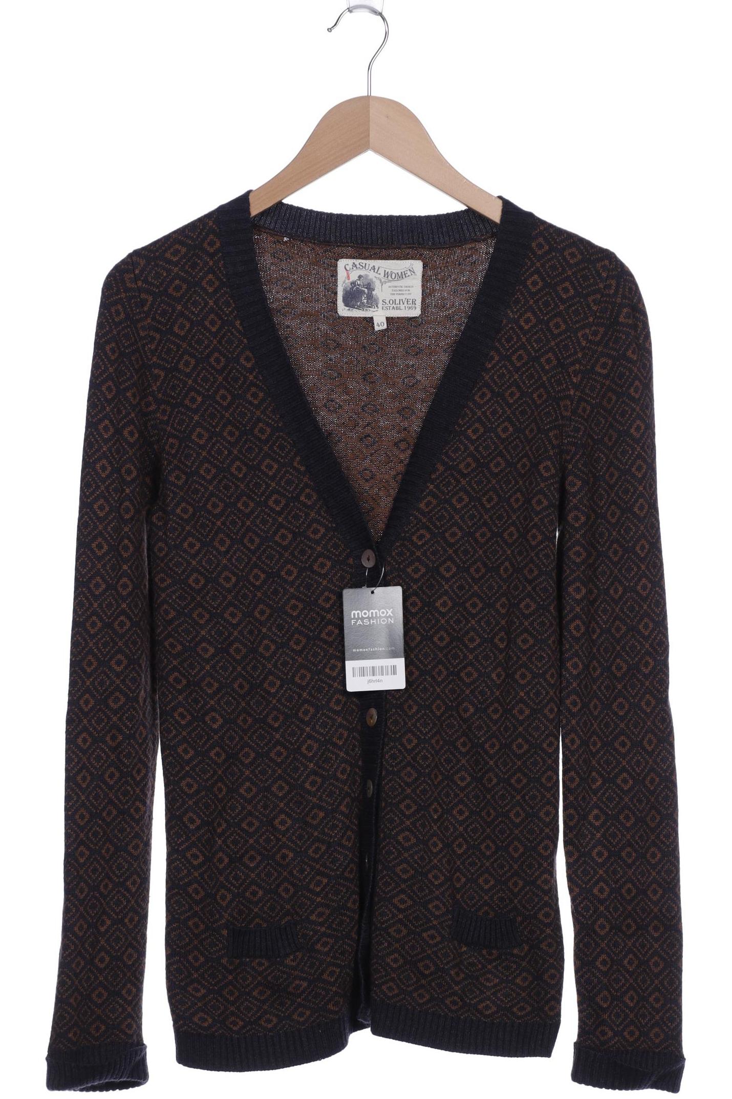 

s.Oliver Damen Strickjacke, marineblau