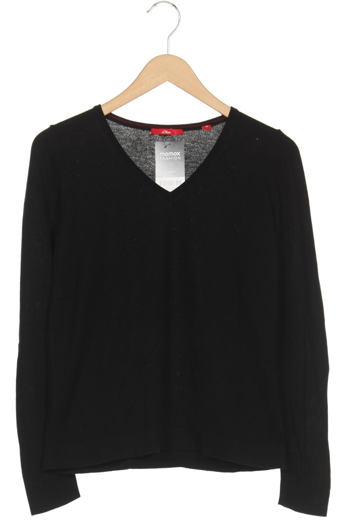 

s.Oliver Damen Pullover, schwarz