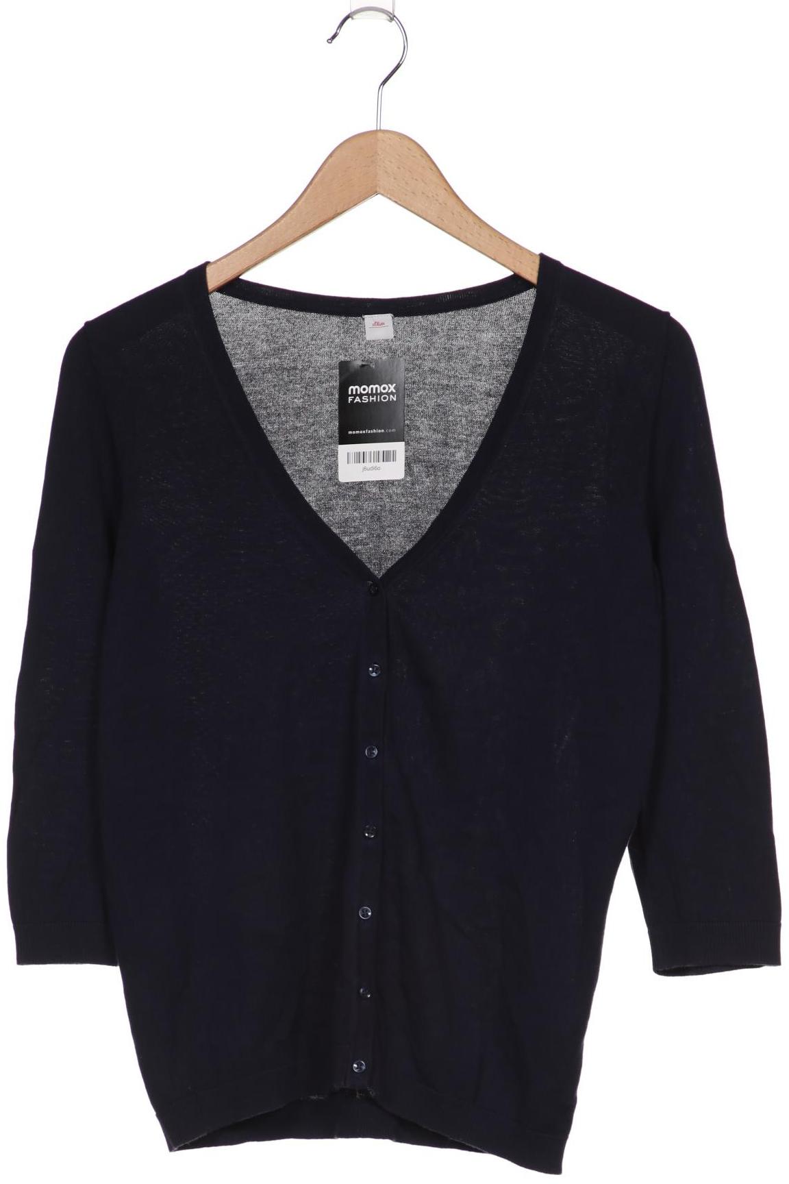 

s.Oliver Damen Strickjacke, marineblau