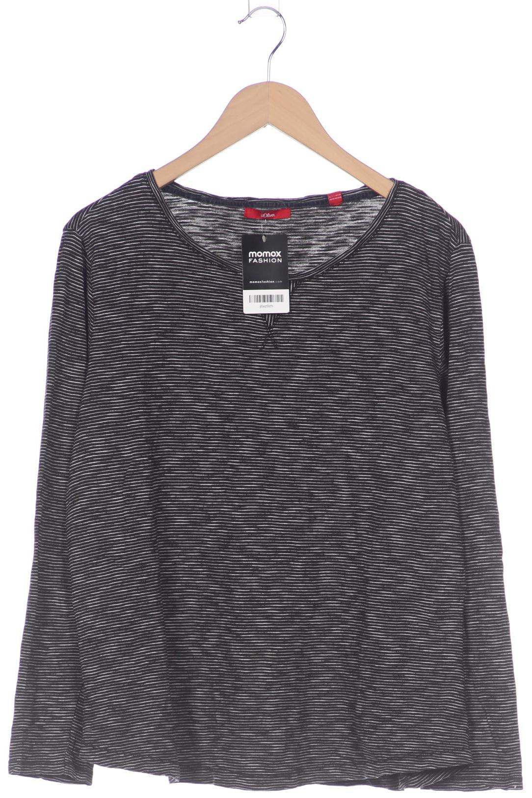 

s.Oliver Damen Langarmshirt, schwarz, Gr. 46