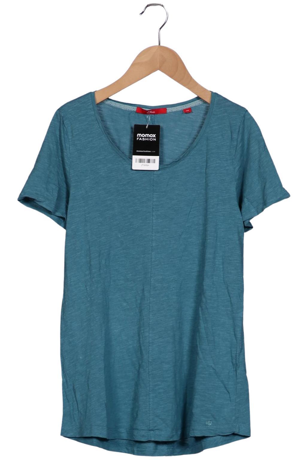 

s.Oliver Damen T-Shirt, türkis, Gr. 38
