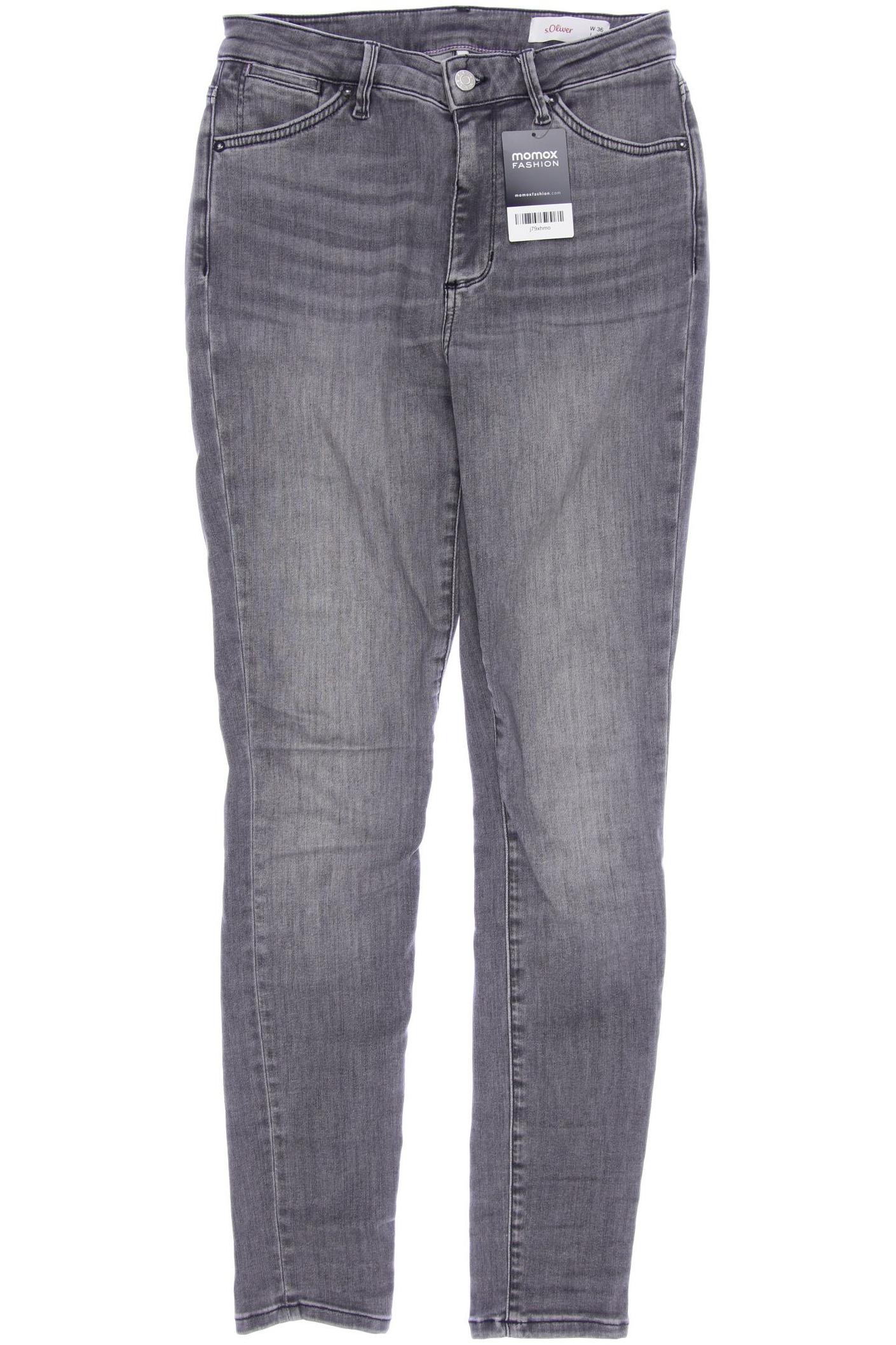 

s.Oliver Damen Jeans, grau