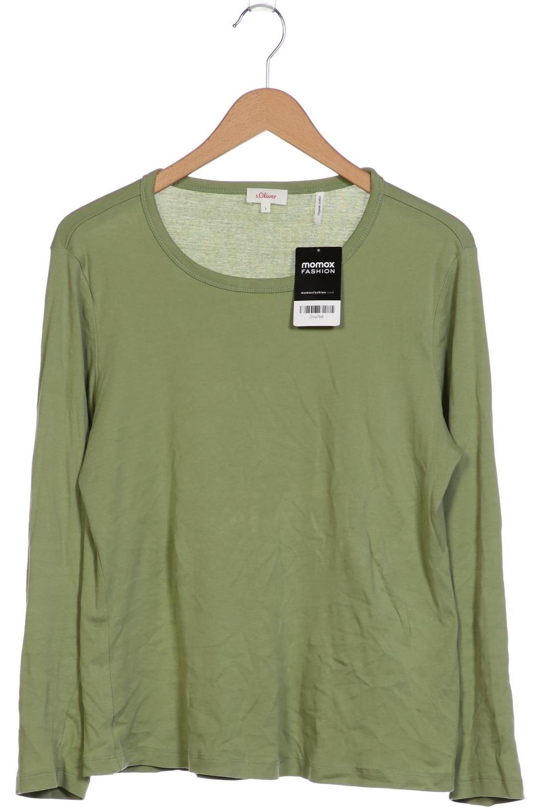 

s.Oliver Damen Langarmshirt, grün, Gr. 42