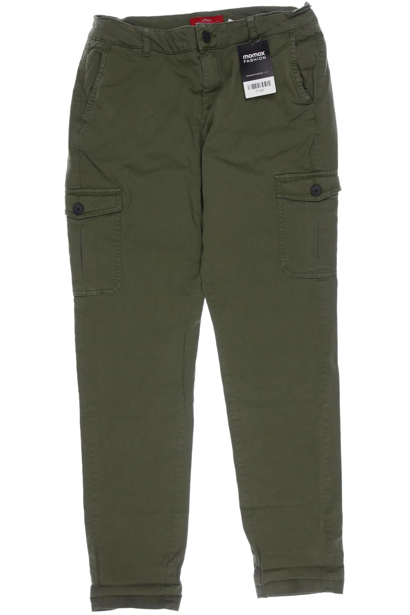 

s.Oliver Damen Stoffhose, grün, Gr. 36